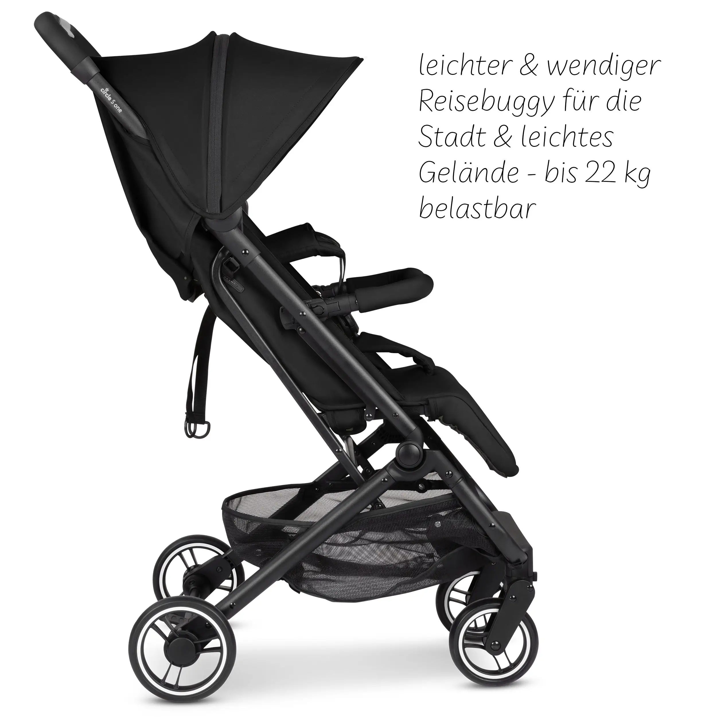 Poussette de voyage S One - Black