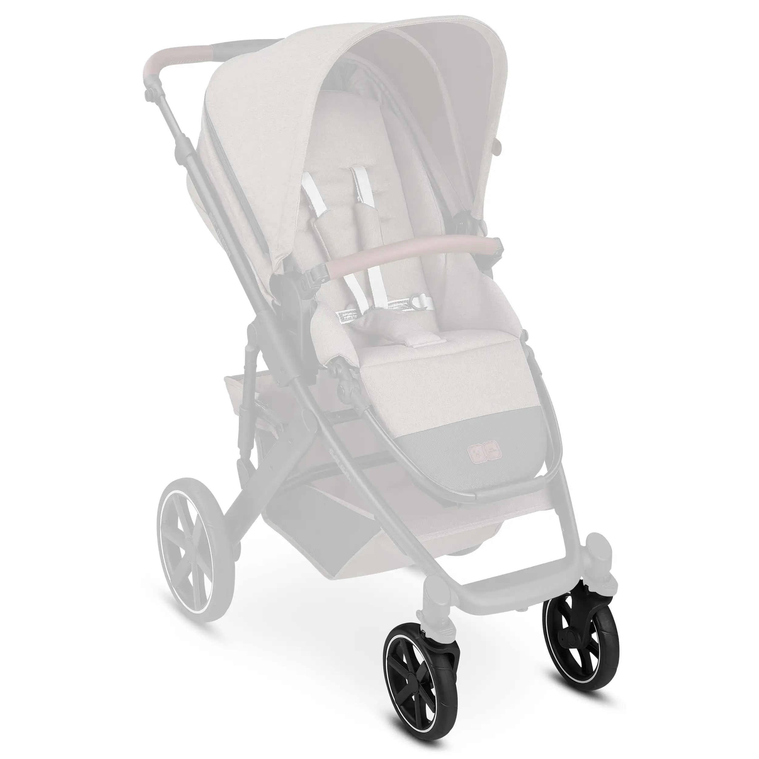 Jeu de roues avant (2 pièces) pour Salsa 4 / Zoom / Zoom 2 - EVA Black / White Wall