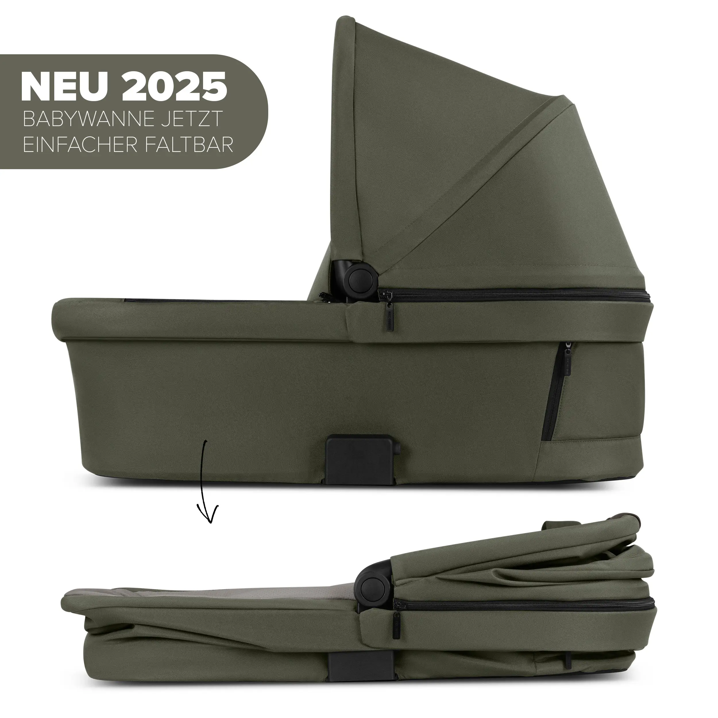 4in1-Kinderwagen-Set Salsa 5 Air inkl. Babyschale Calla mit Liegefunktion - Avocado