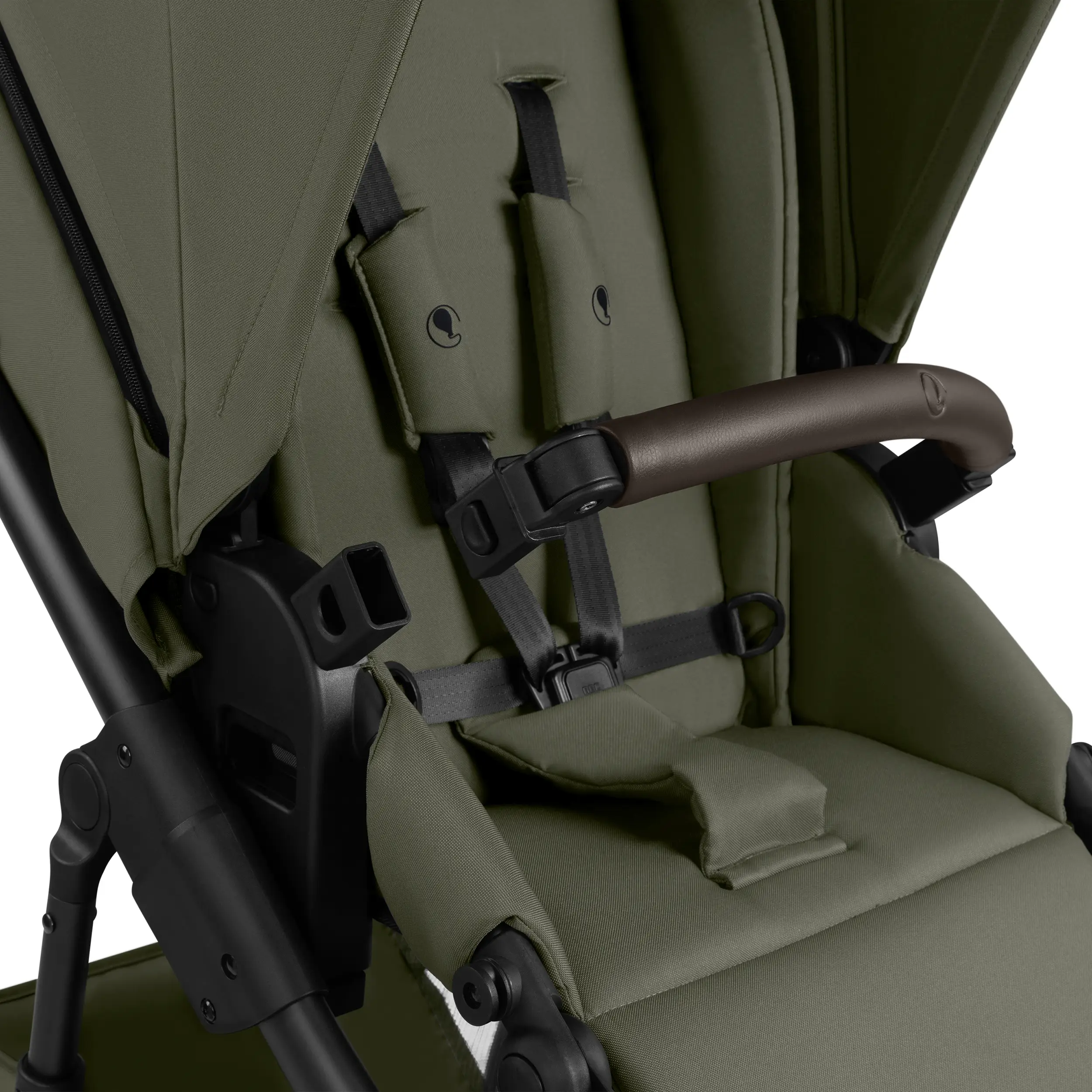 Ensemble poussette 3en1 Salsa Core avec siège auto pour bébé Calla à fonction allongée - Olive