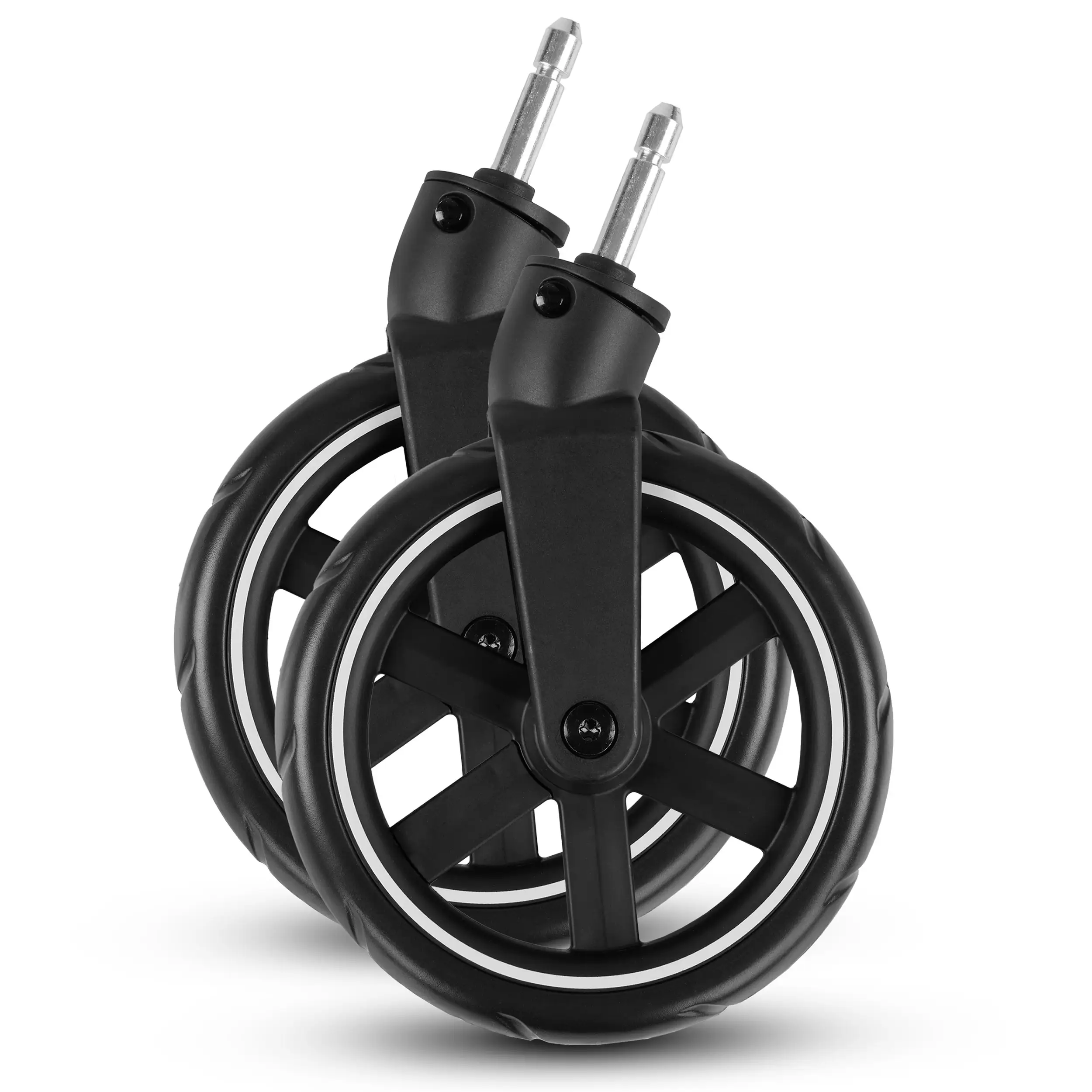 Jeu de roues avant (2 pièces) pour Avus 2 / Avus - EVA Black / White Wall