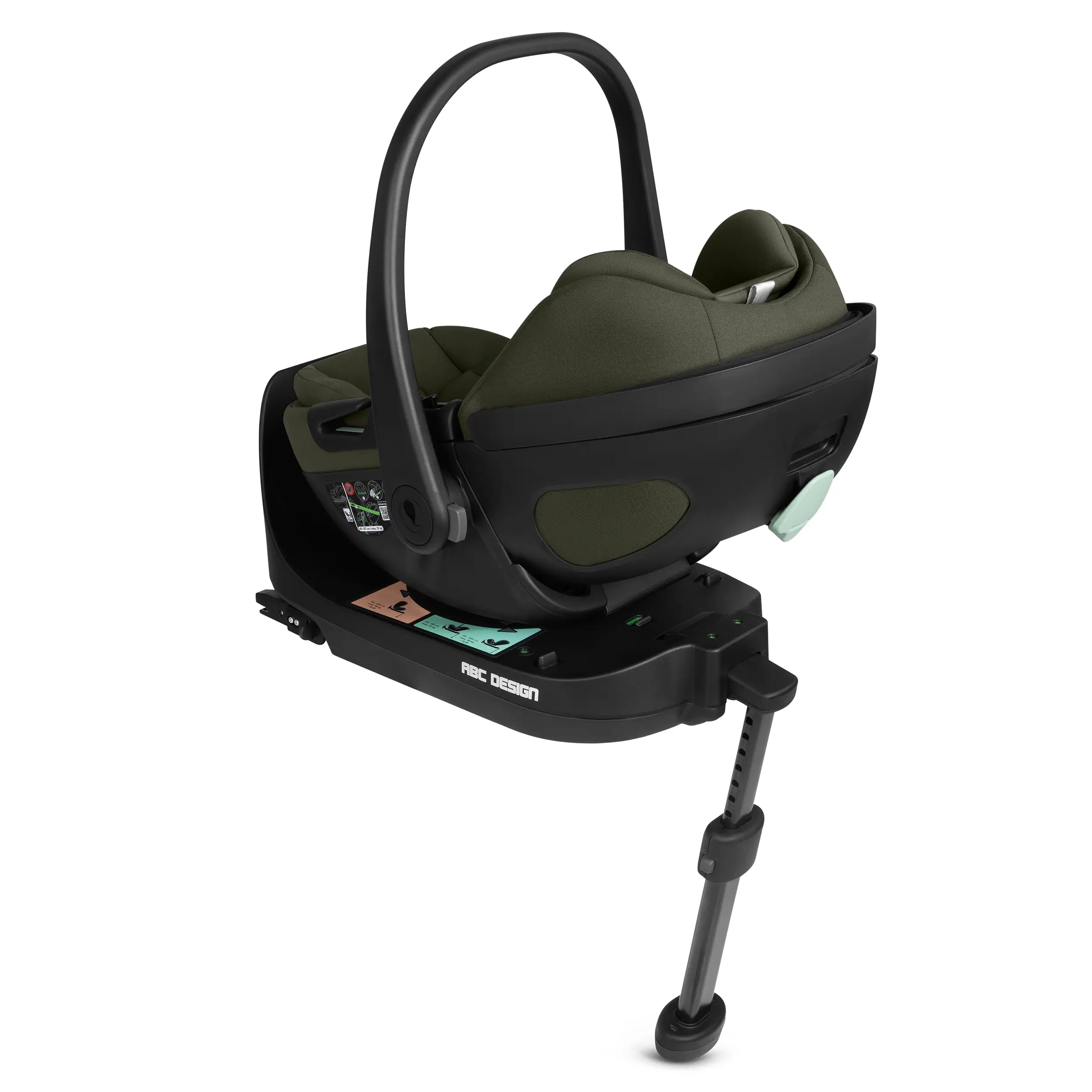 Coque auto pour bébé avec fonction allongée Calla i-Size - Olive