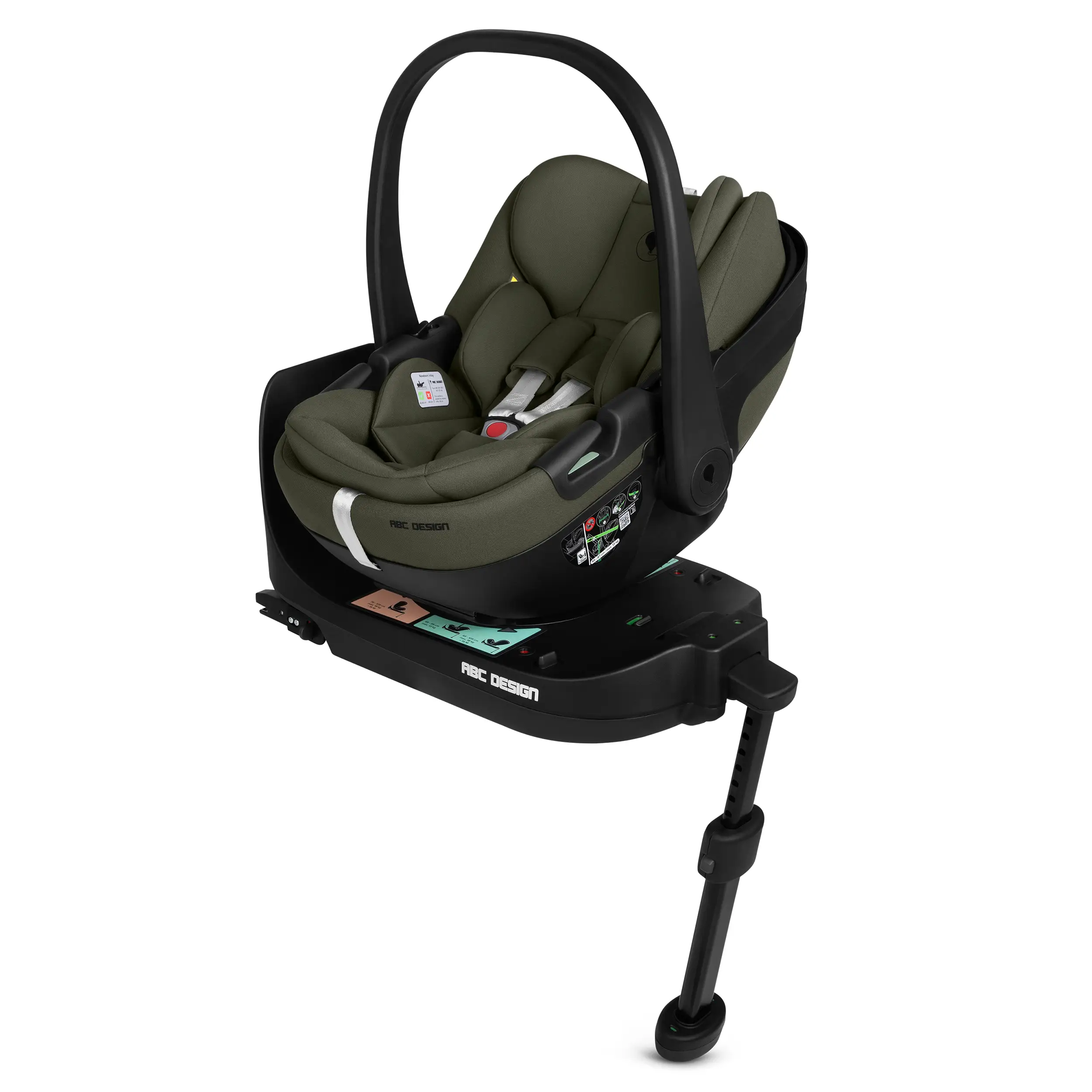 Coque auto pour bébé avec fonction allongée Calla i-Size - Olive