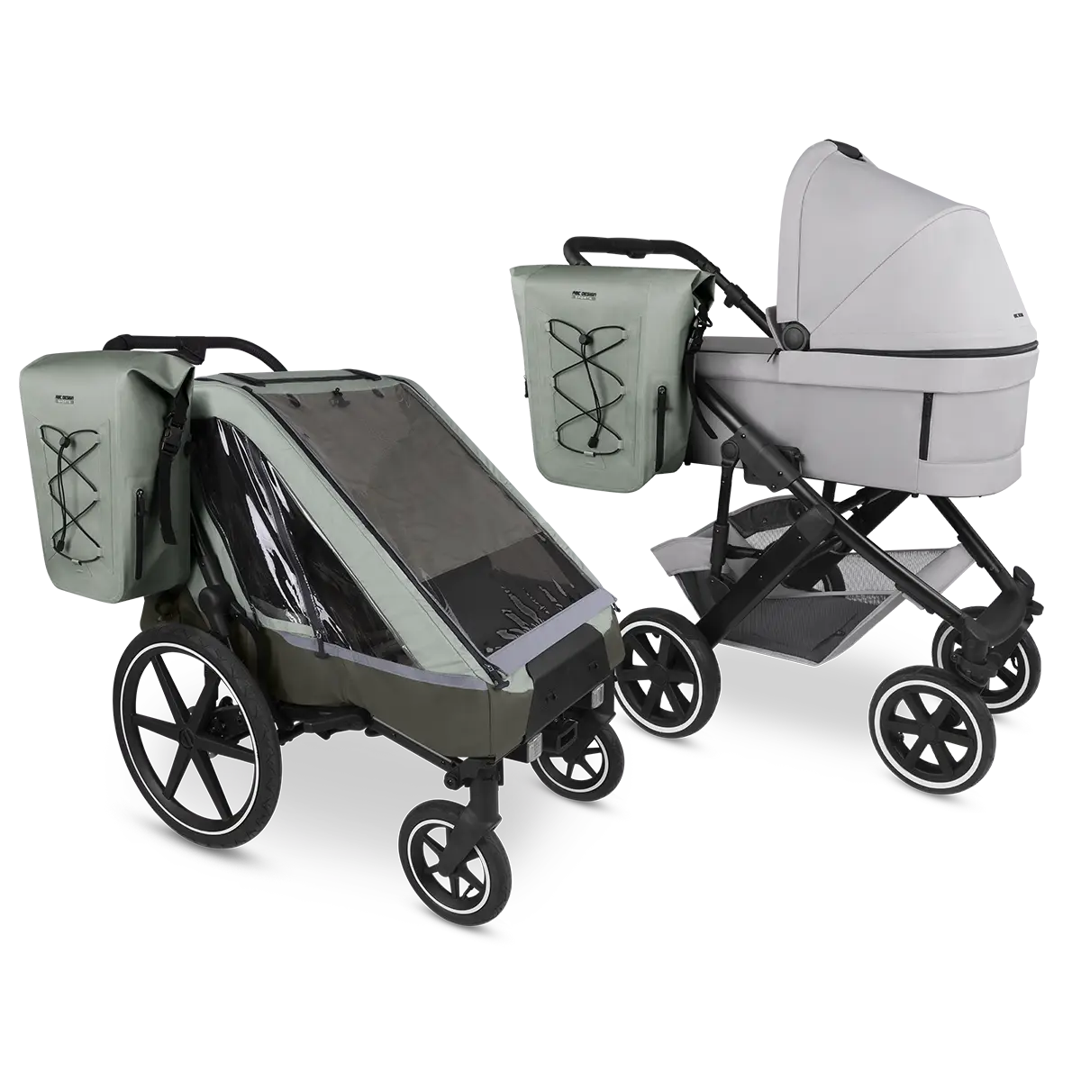 Montage sur poussette