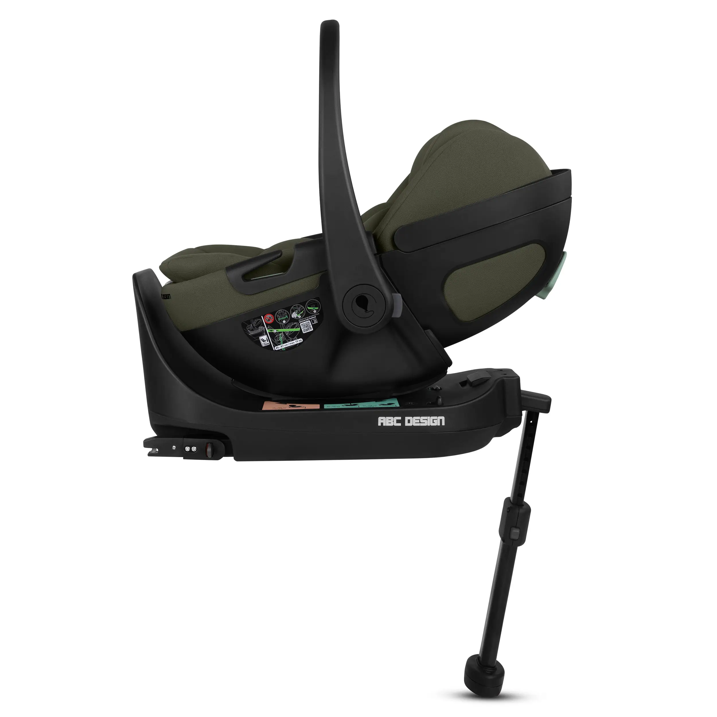 Coque auto pour bébé avec fonction allongée Calla i-Size - Olive