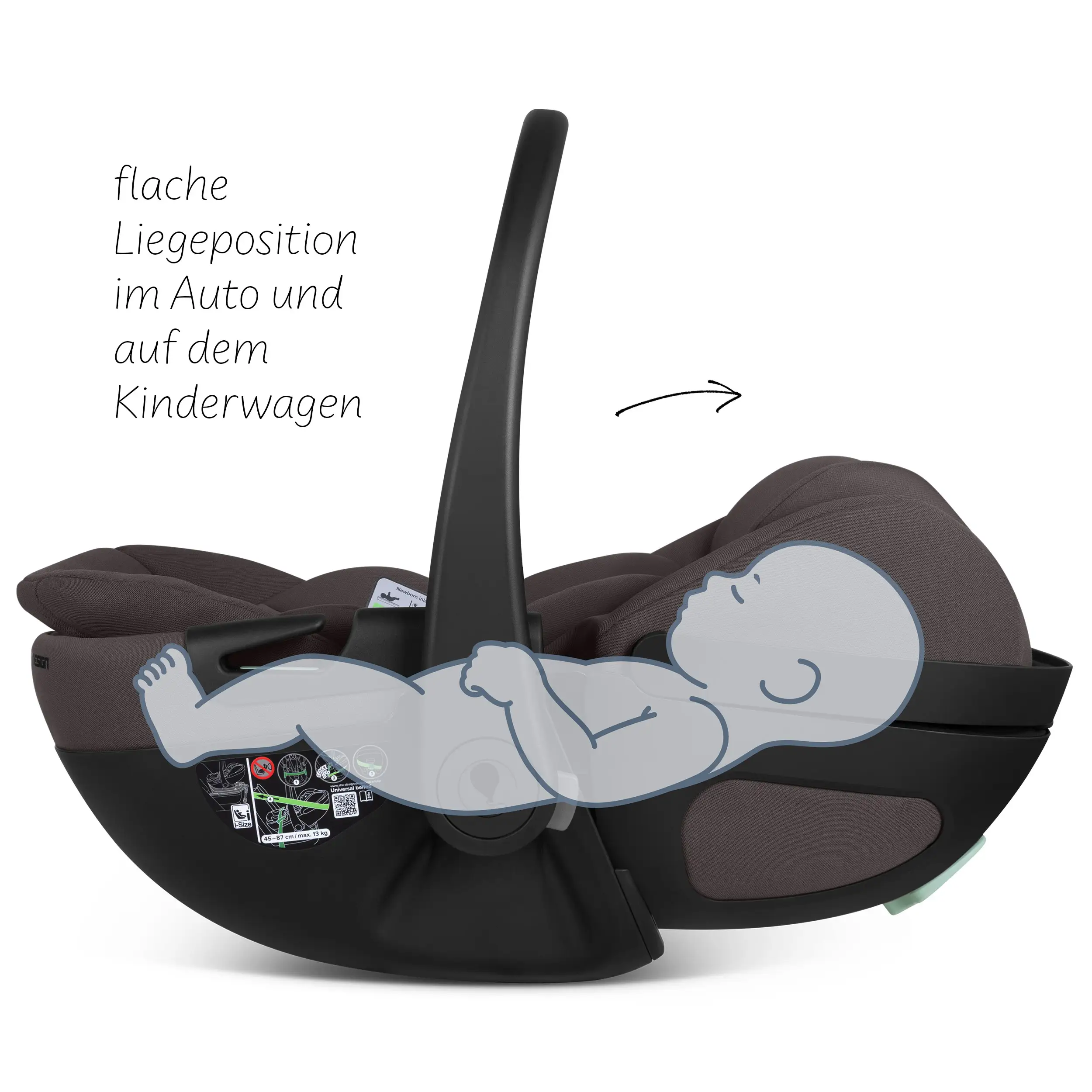 Coque auto inclinable Calla i-Size - Falcon