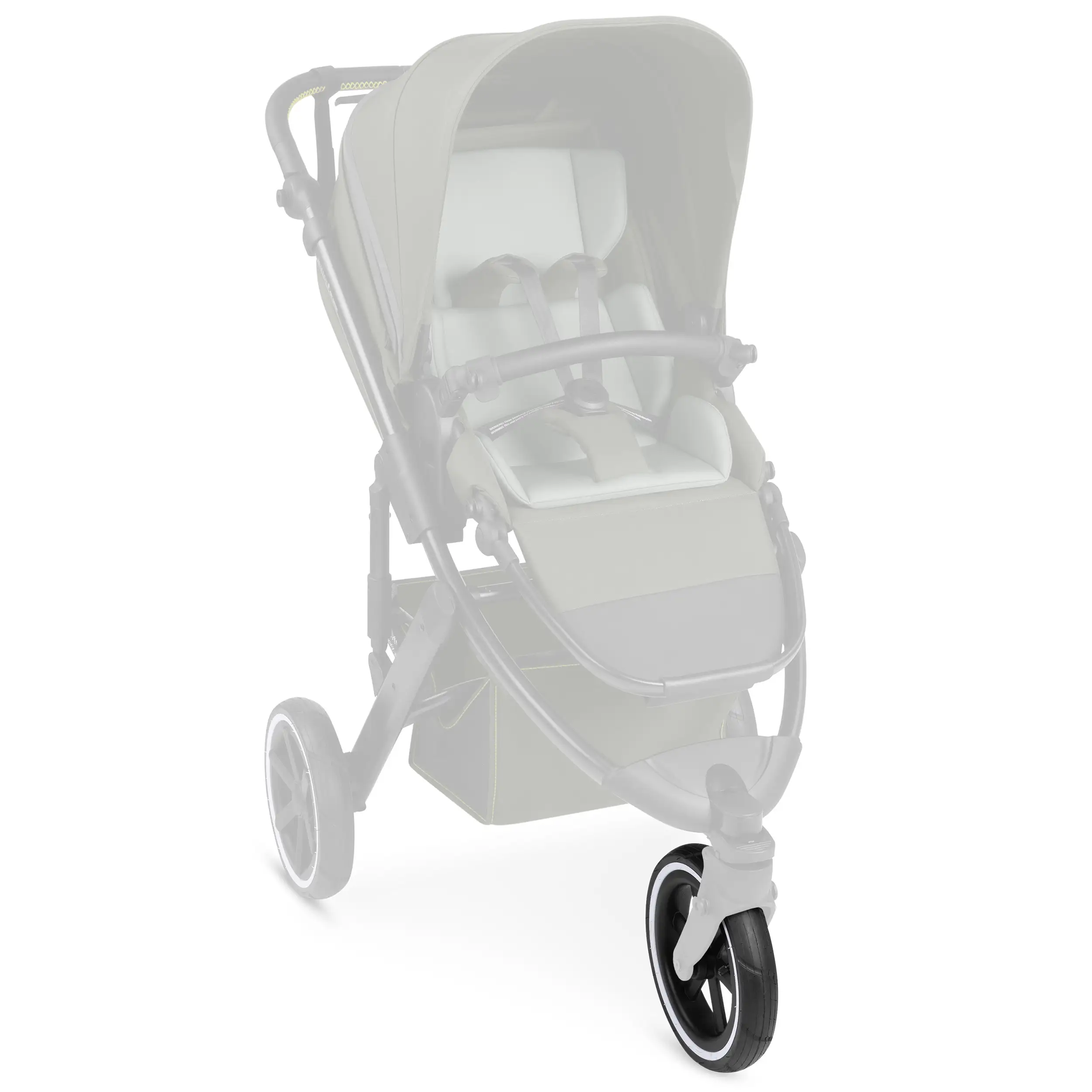 Roue avant pour Salsa 5 Run / Salsa Run - Roues gonflables Black / White Wall