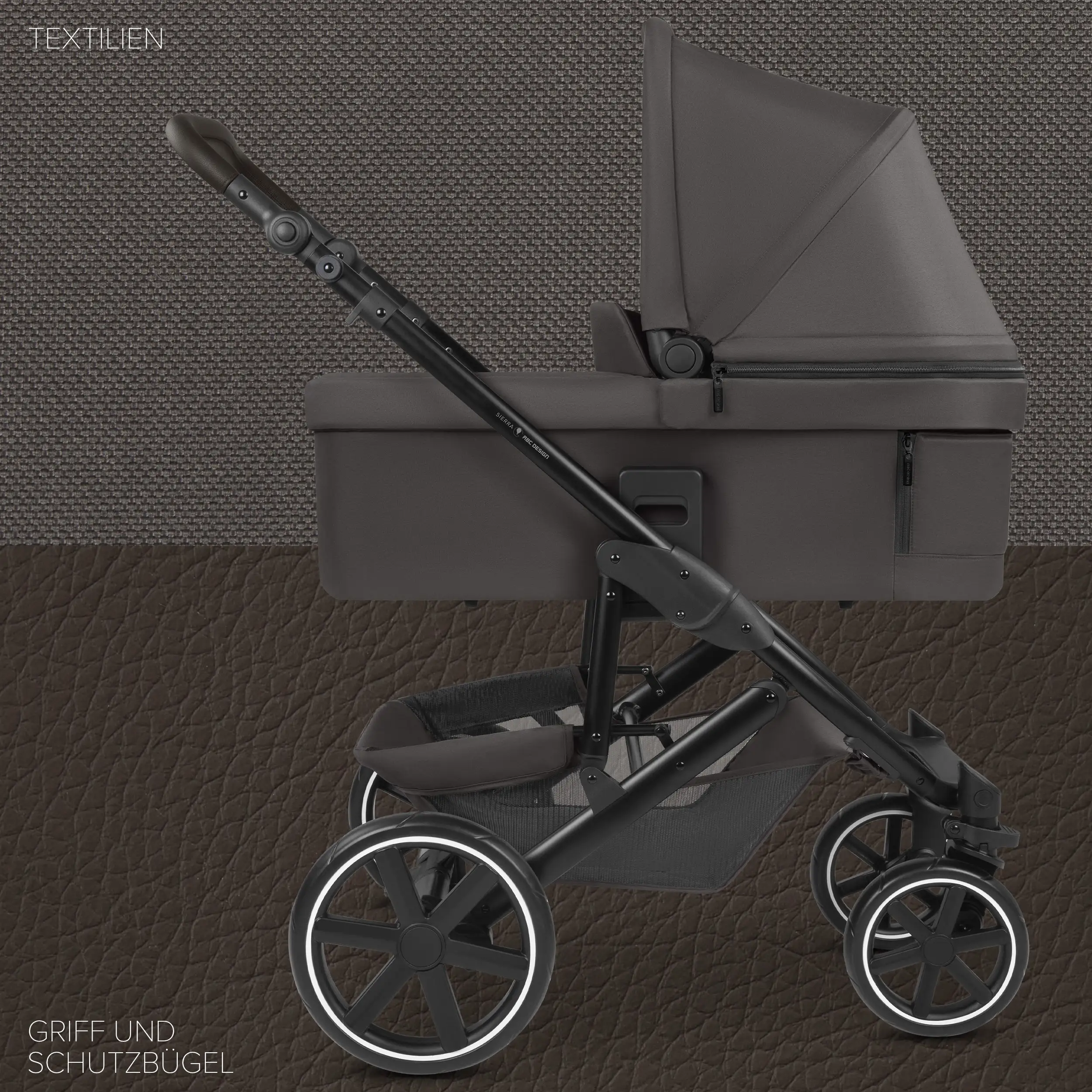 Ensemble poussette 4 en 1 Sierra avec base Isofix - Nut