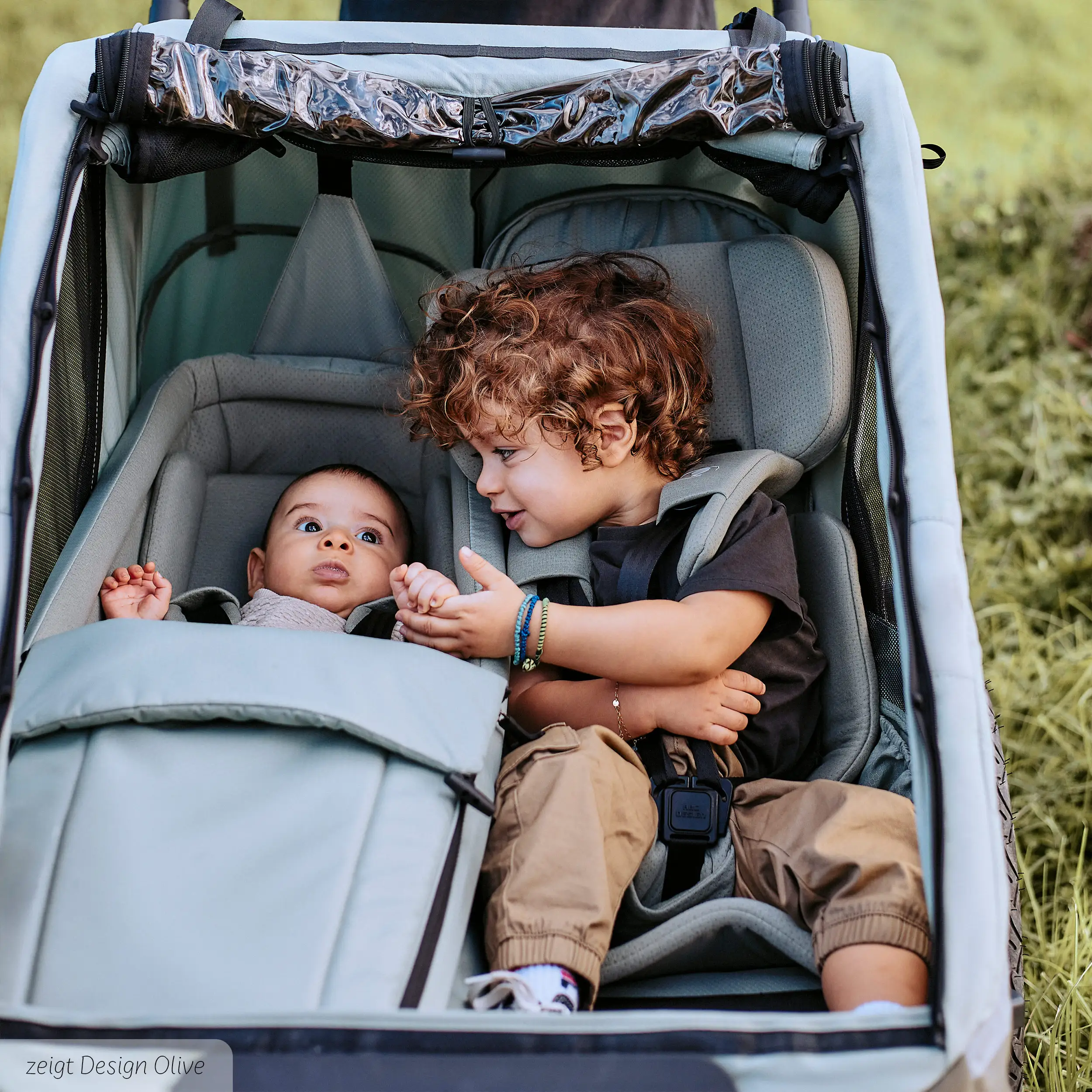 Insert nouveau-né pour remorque à vélo Tour - Ink
