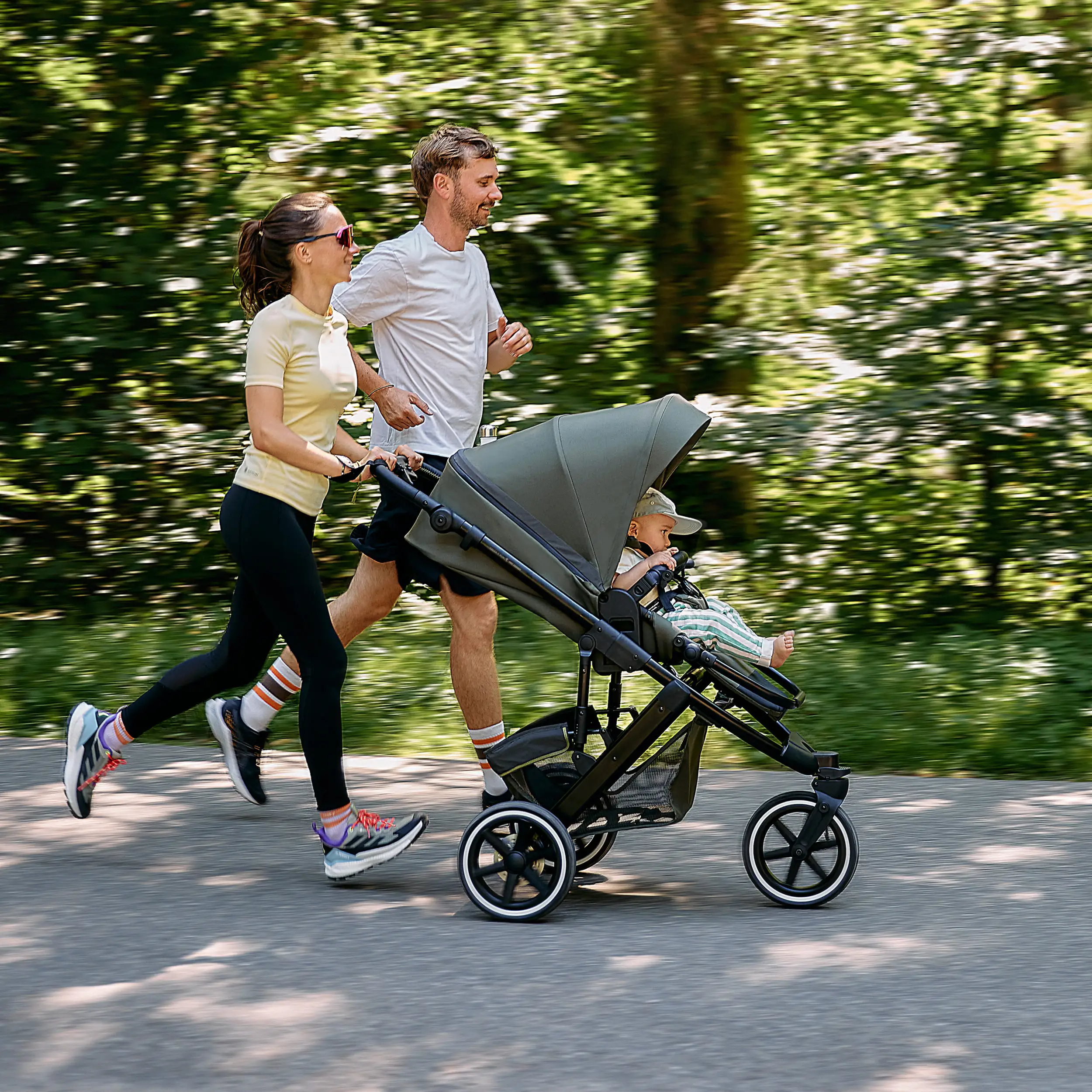 Poussette 2en1 Salsa 5 Run - Avocado