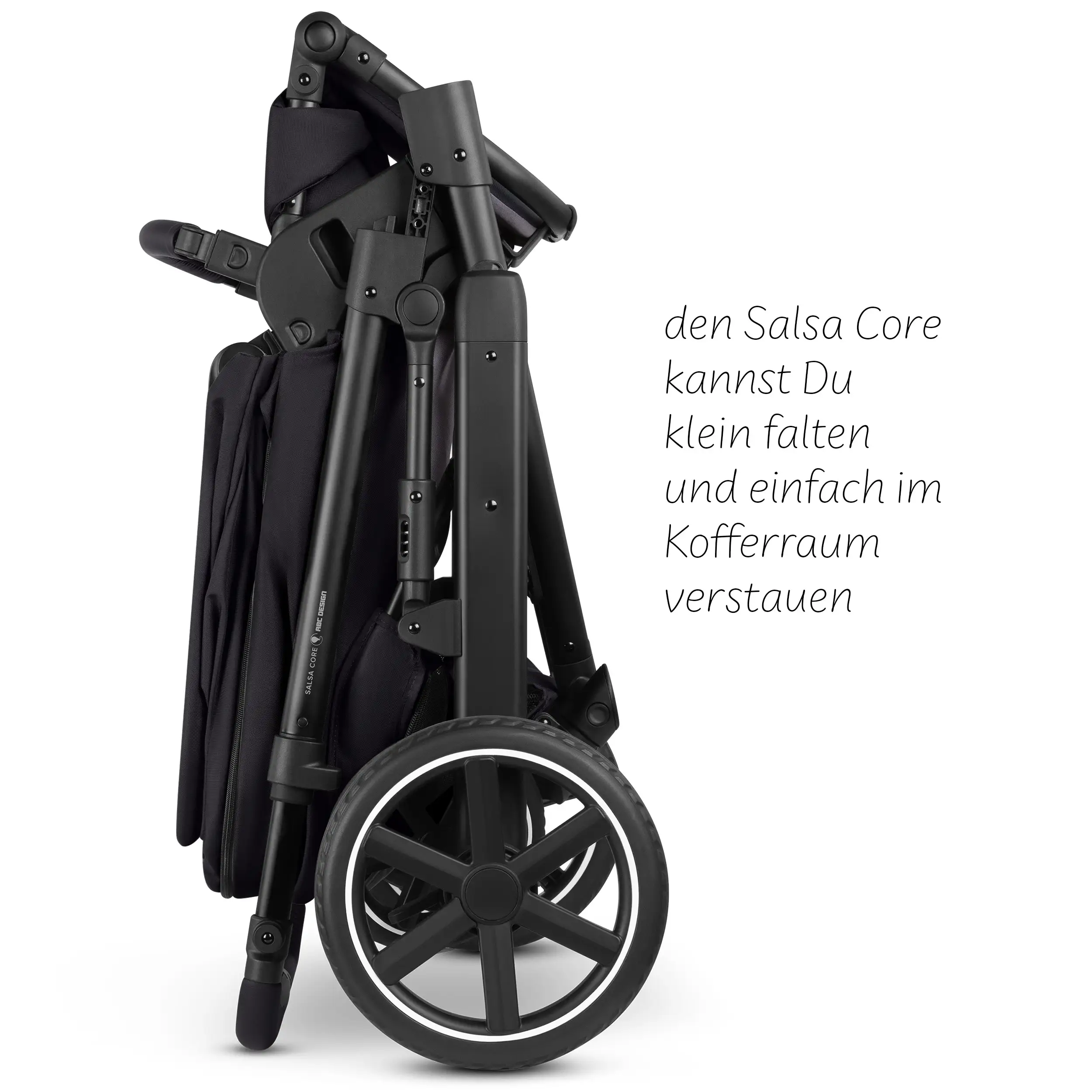 Ensemble poussette 3en1 Salsa Core avec coque auto inclinable Calla - Ink