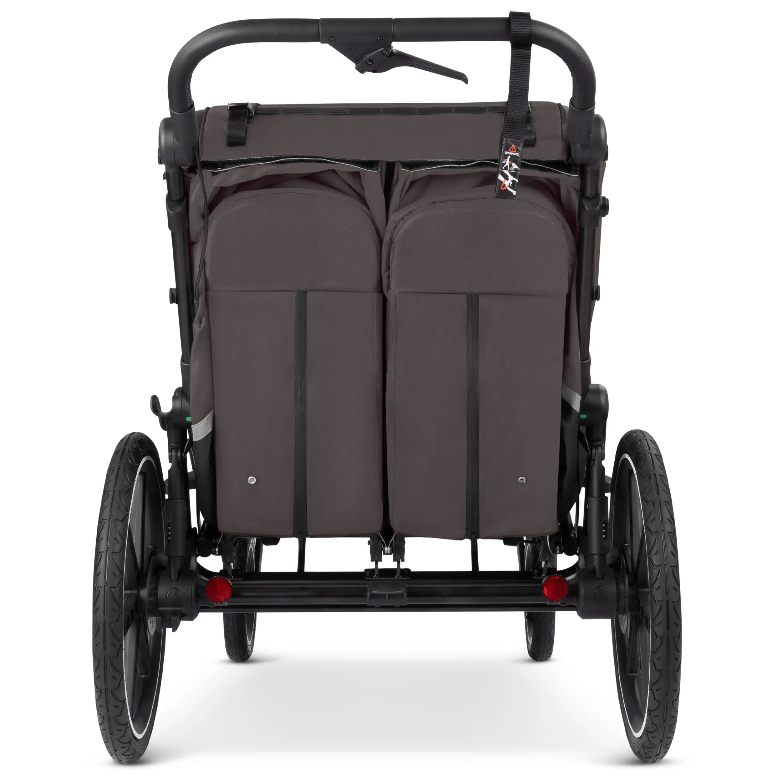 Remorque à vélo Tour 2 avec 2 sièges confortables et roues gonflables - Falcon