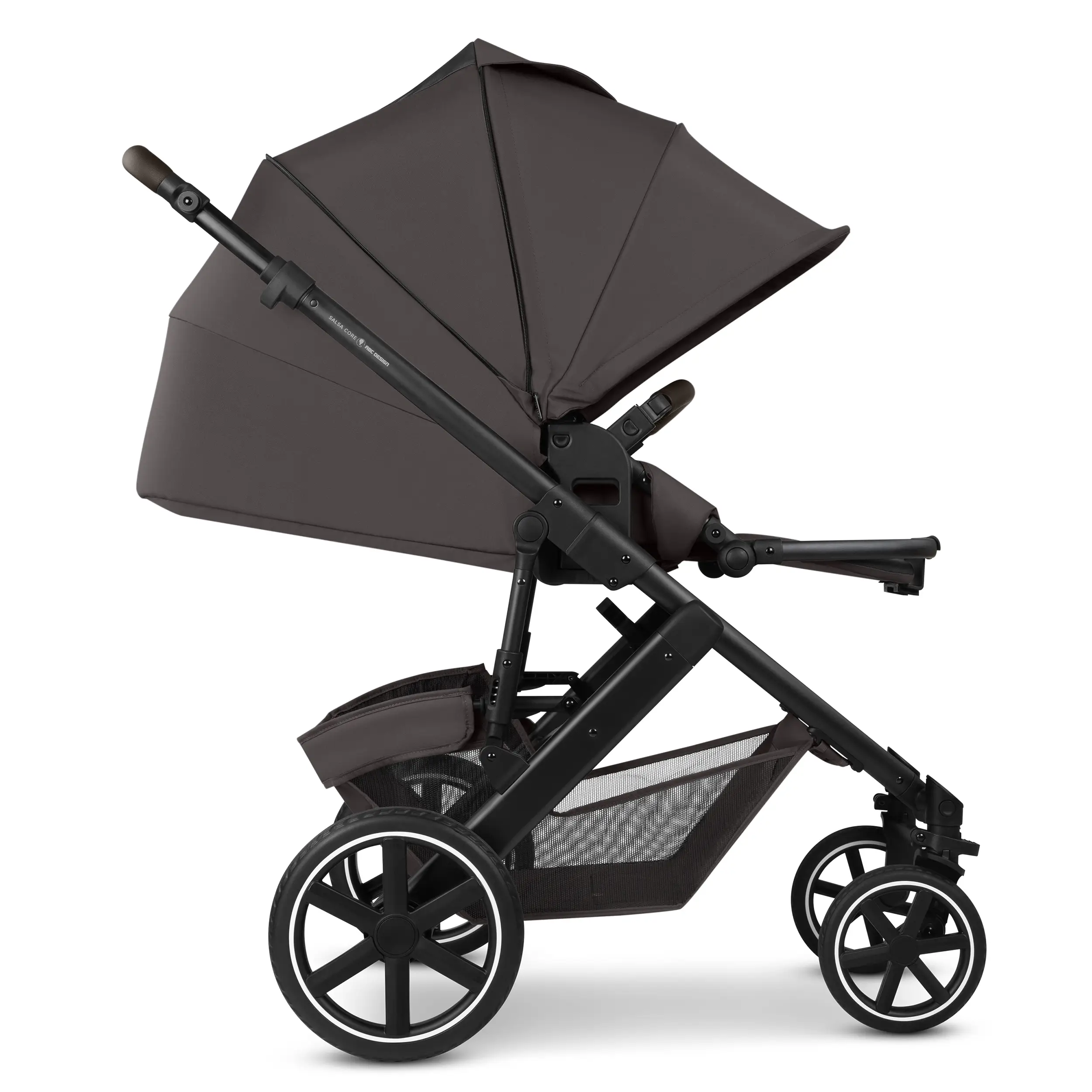 Ensemble poussette 3en1 Salsa Core avec siège auto pour bébé Calla à fonction allongée - Falcon