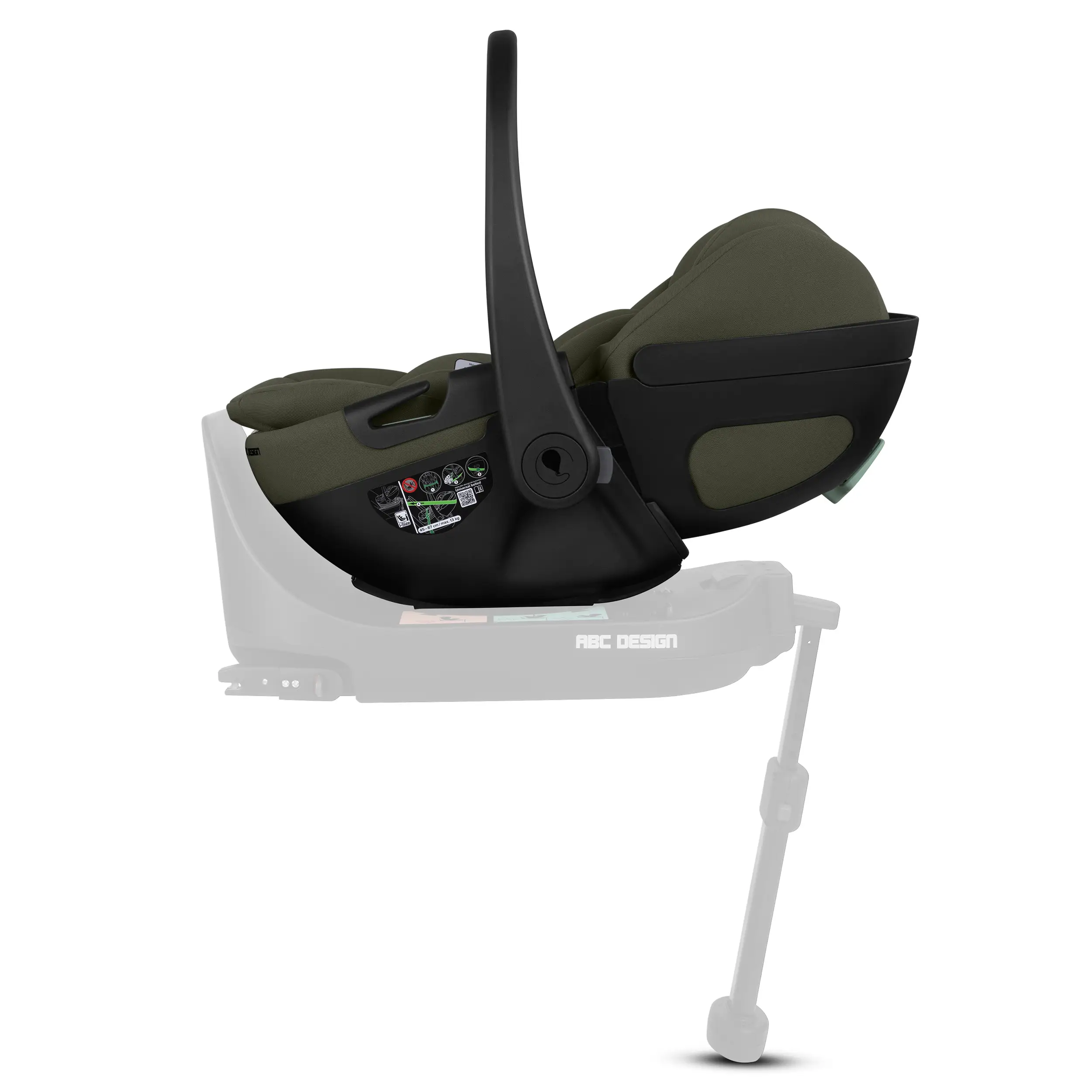 Coque auto pour bébé avec fonction allongée Calla i-Size - Olive
