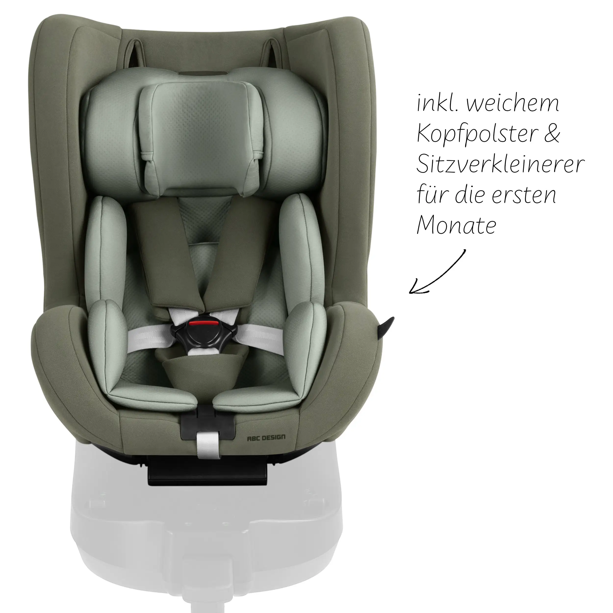 Siège auto Lily i-Size avec base ISOFIX rotative Root incluse - Sage