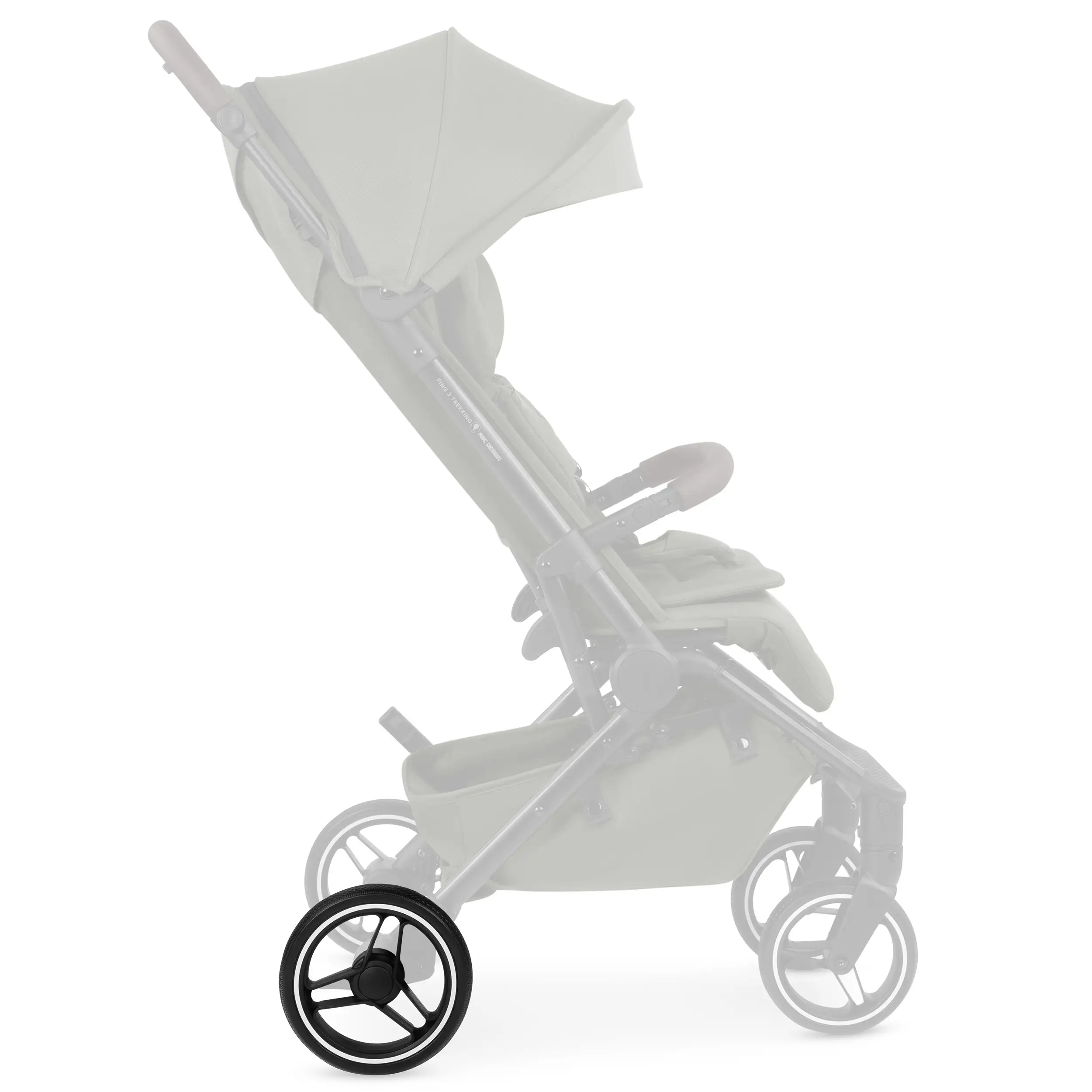 Roue arrière pour Ping 3 Trekking / Ping Two Trekking - All Terrain Black / White Wall