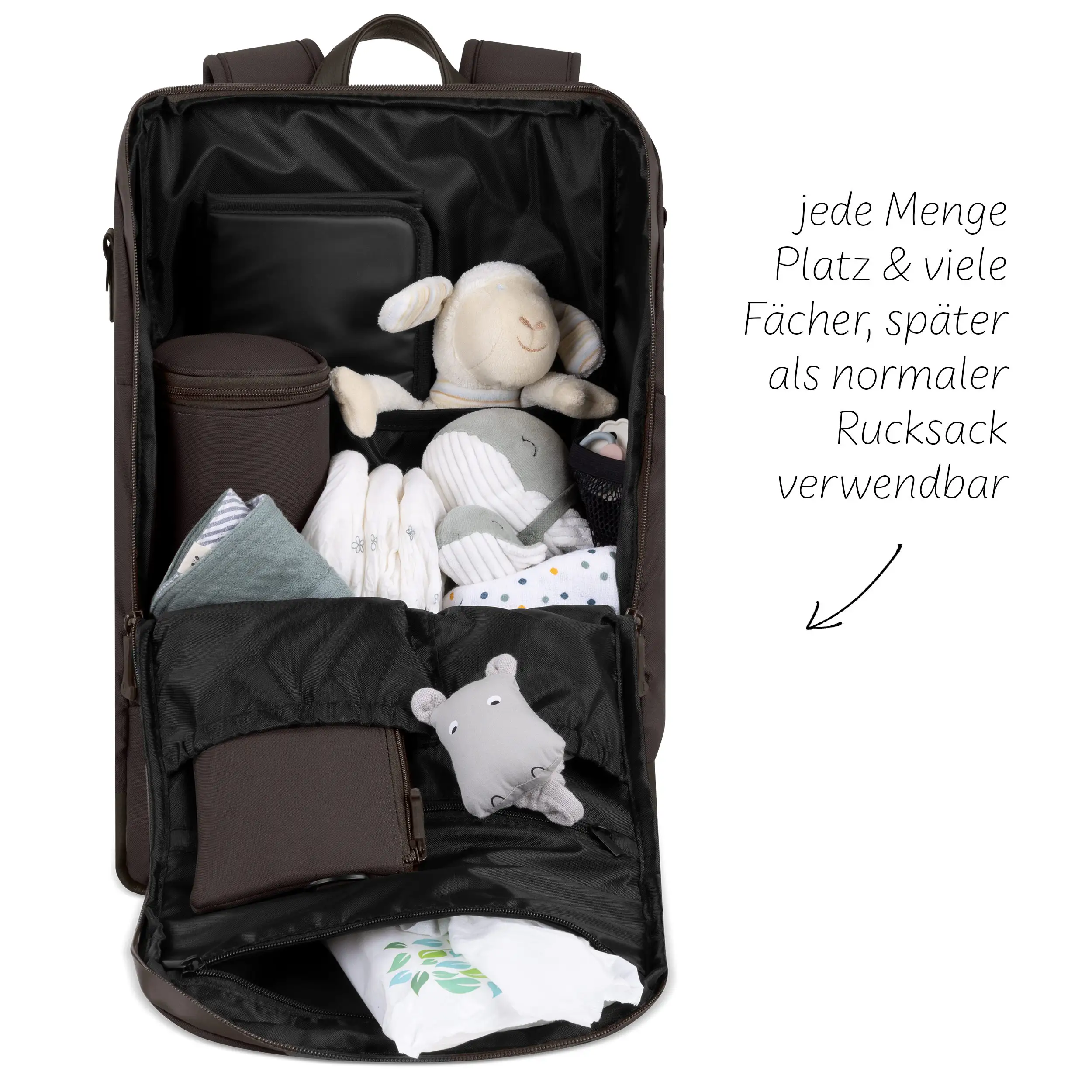 Sac à dos à langer Active - Espresso