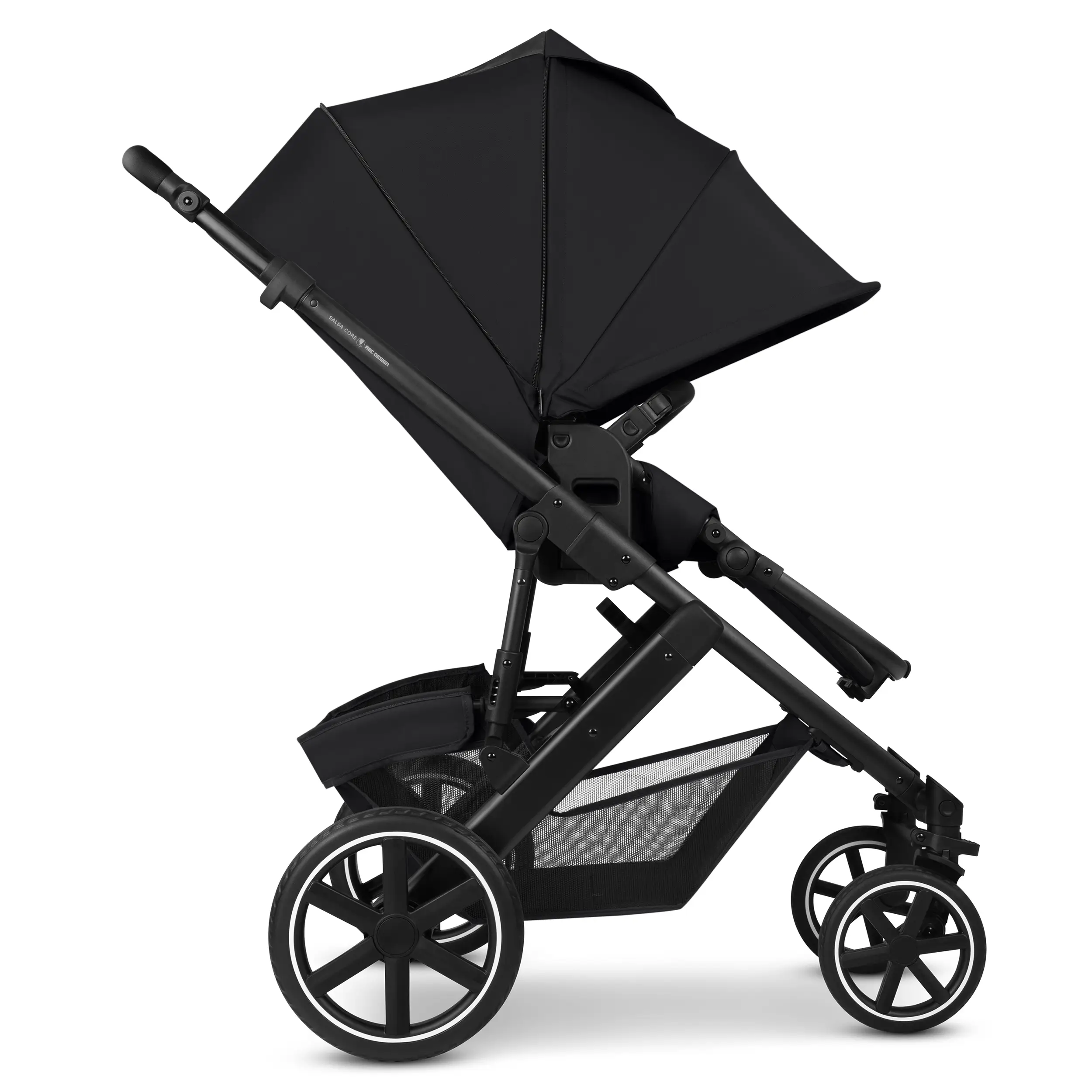 Ensemble poussette 3en1 Salsa Core avec siège auto pour bébé Calla à fonction allongée - Ink