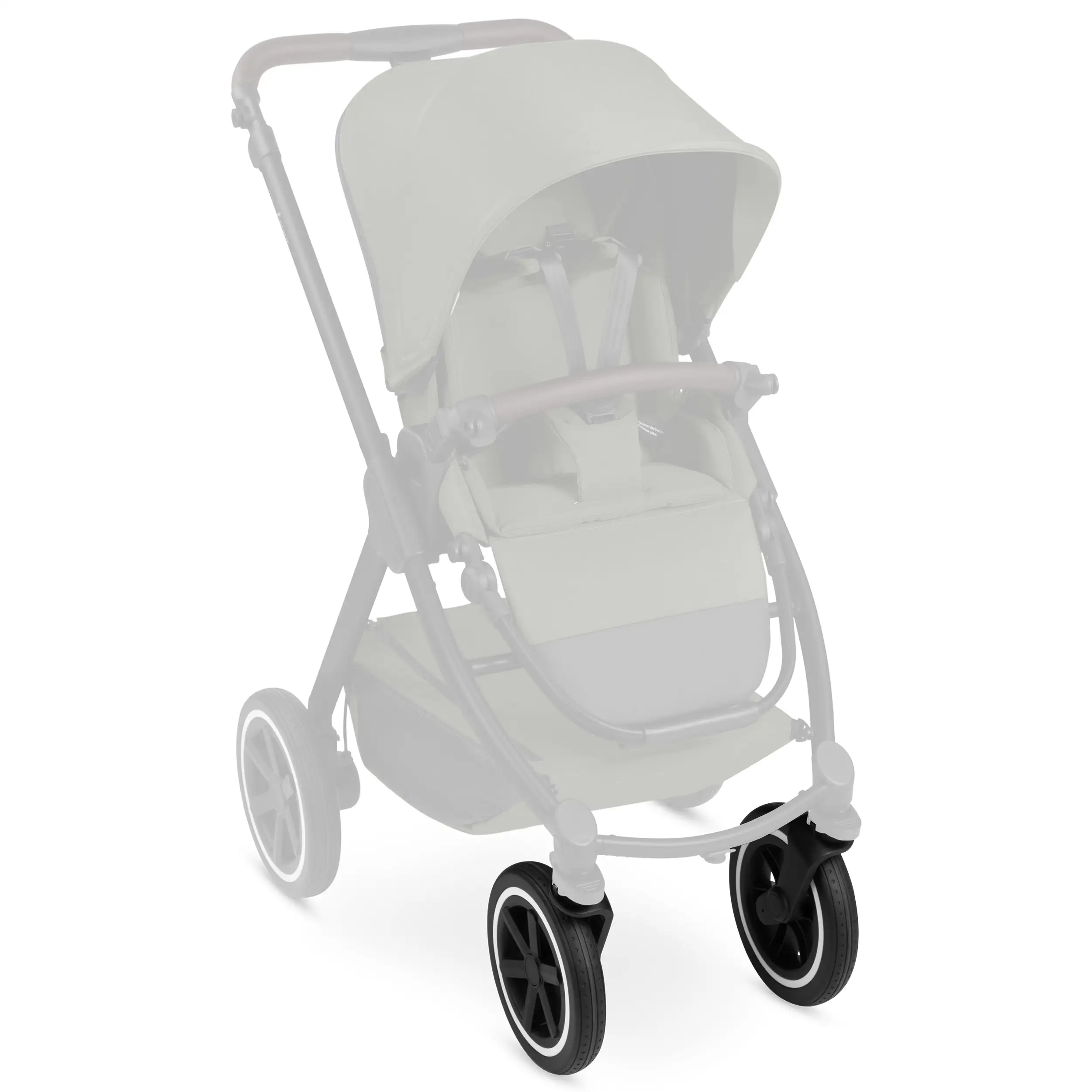 Jeu de roues avant (2 pièces) pour Samba 2 / Samba - Black / White Wall