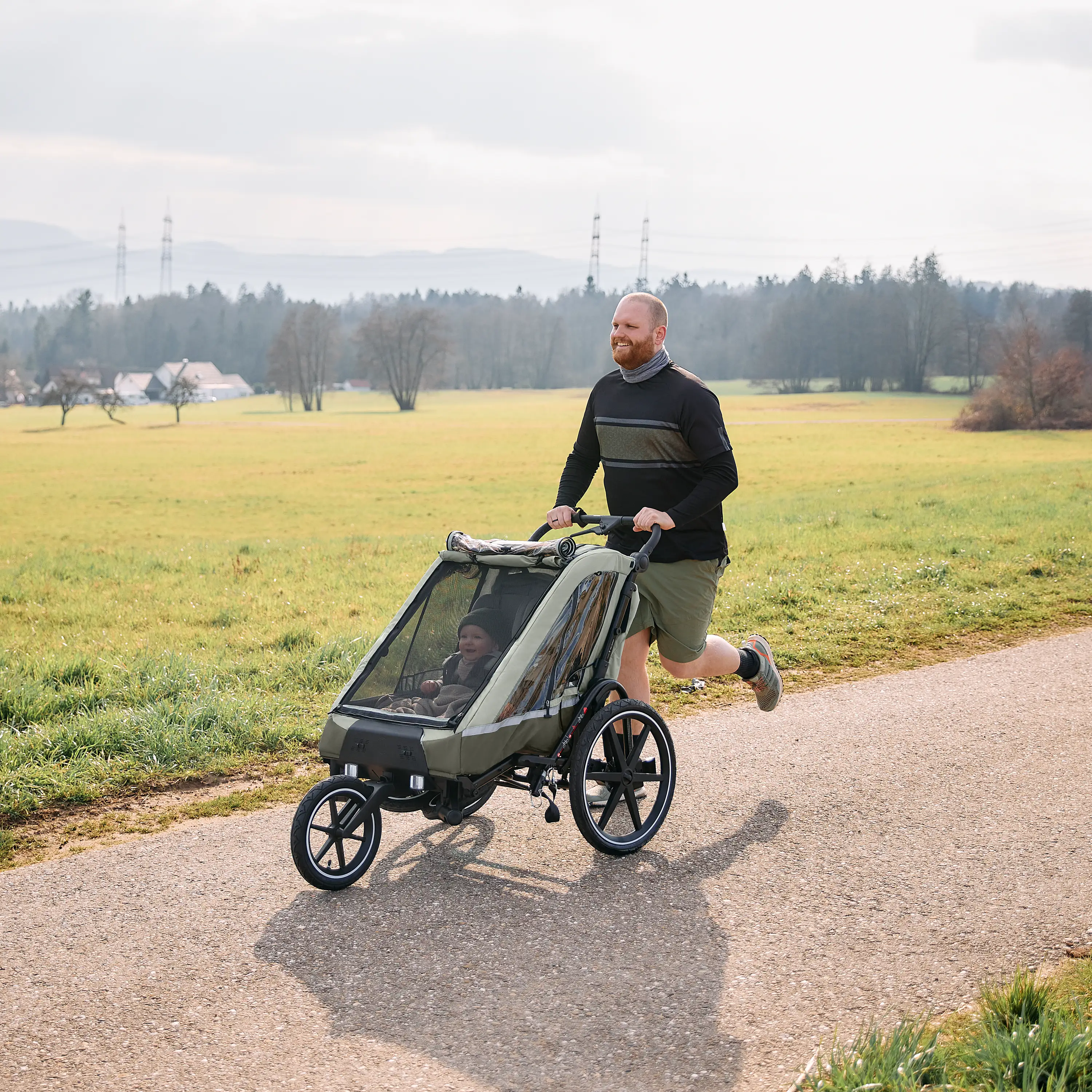 Devenir poussette jogging en un clin d'œil