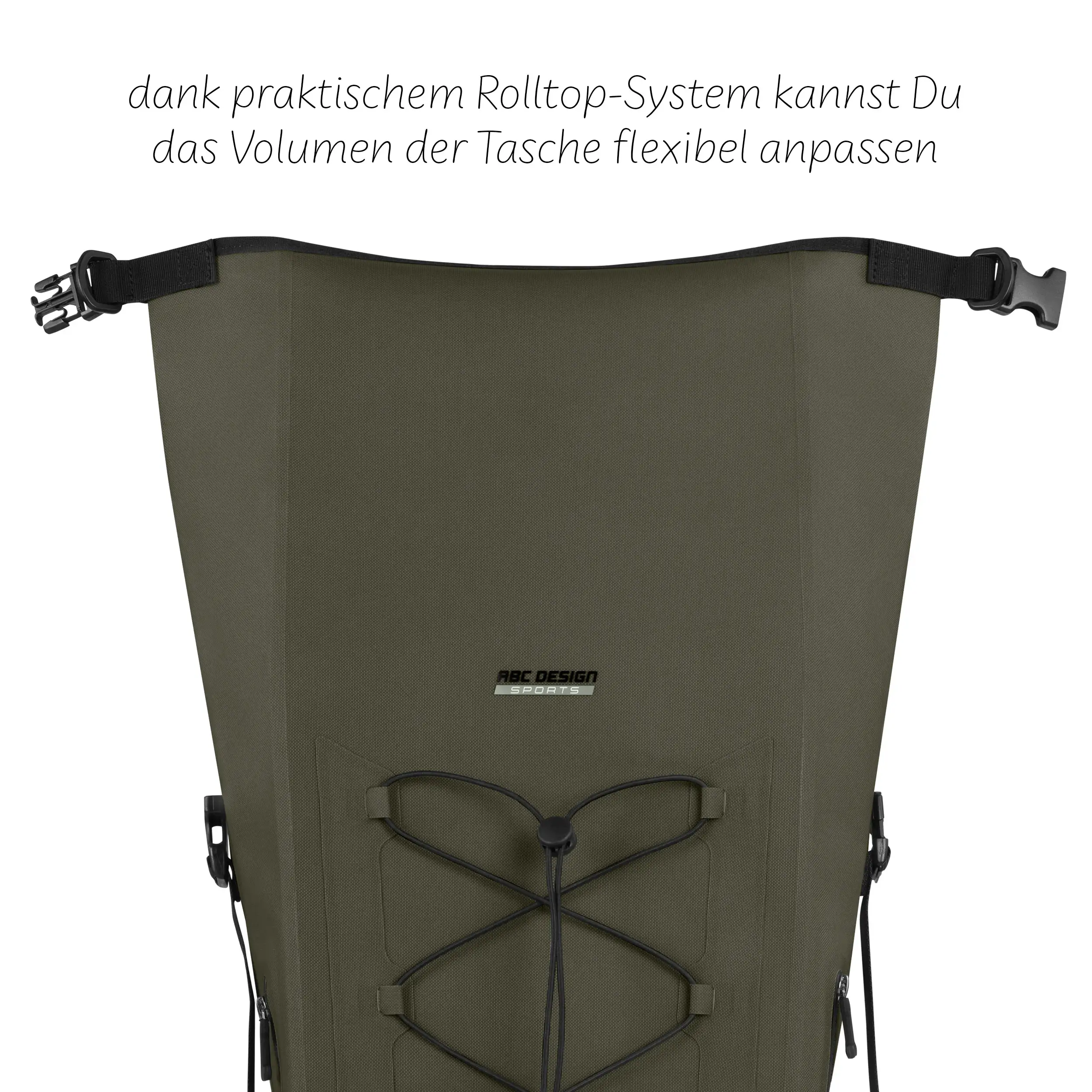 Sacoche de selle Sion 20L pour poussette remorque à vélo & quotidien - Avocado