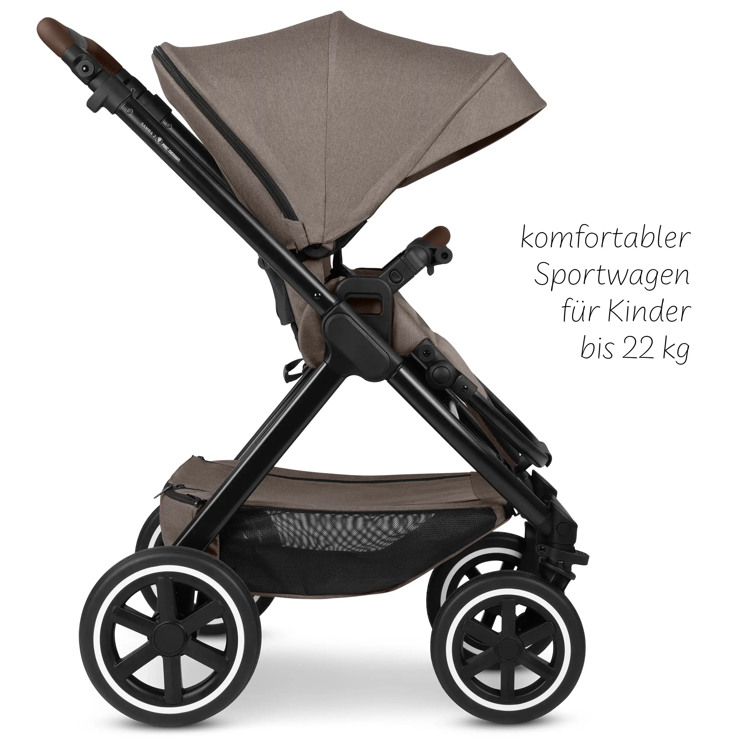 Kit poussette 4en1 Samba 2 avec Base Isofix - Nature