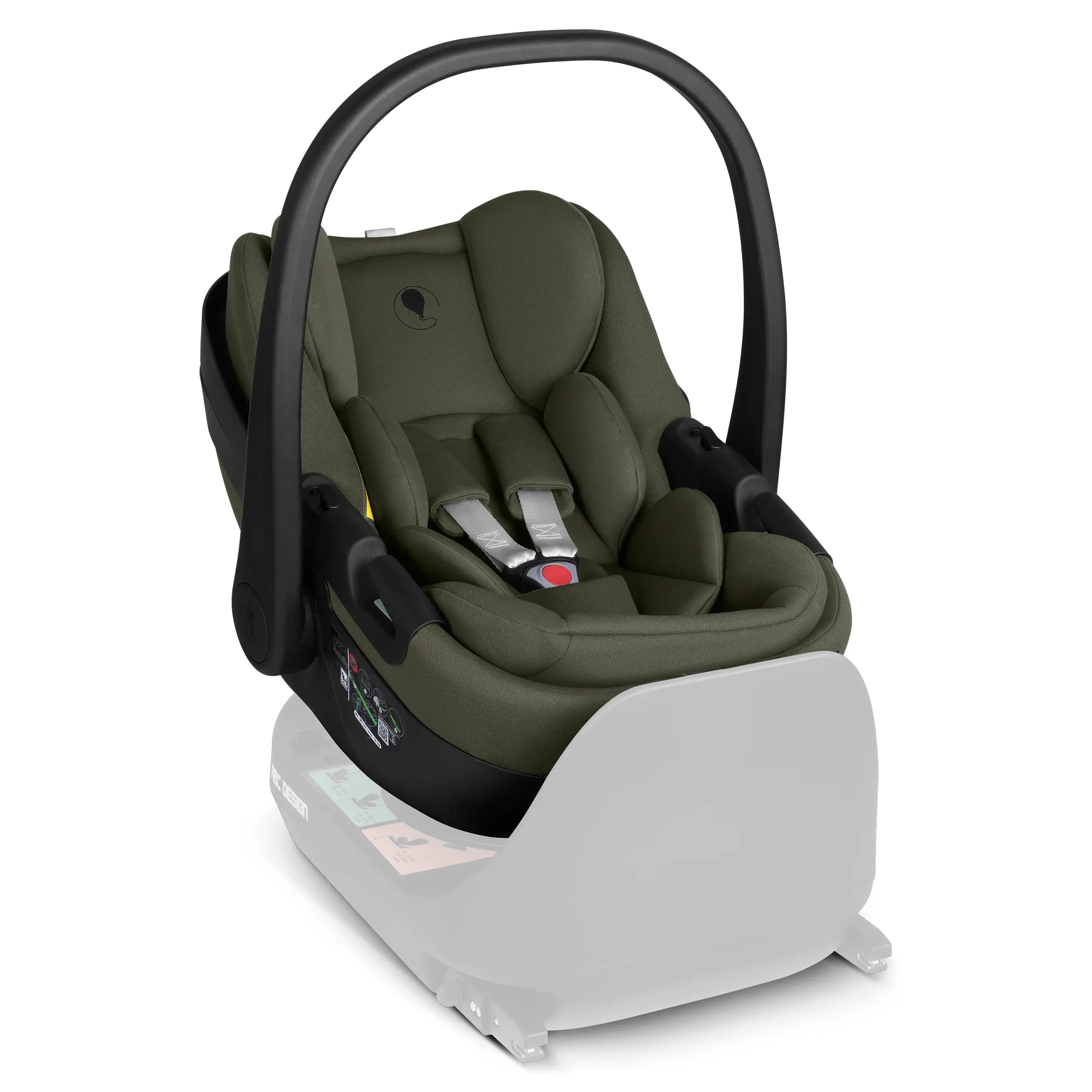Coque auto pour bébé avec fonction allongée Calla i-Size - Olive