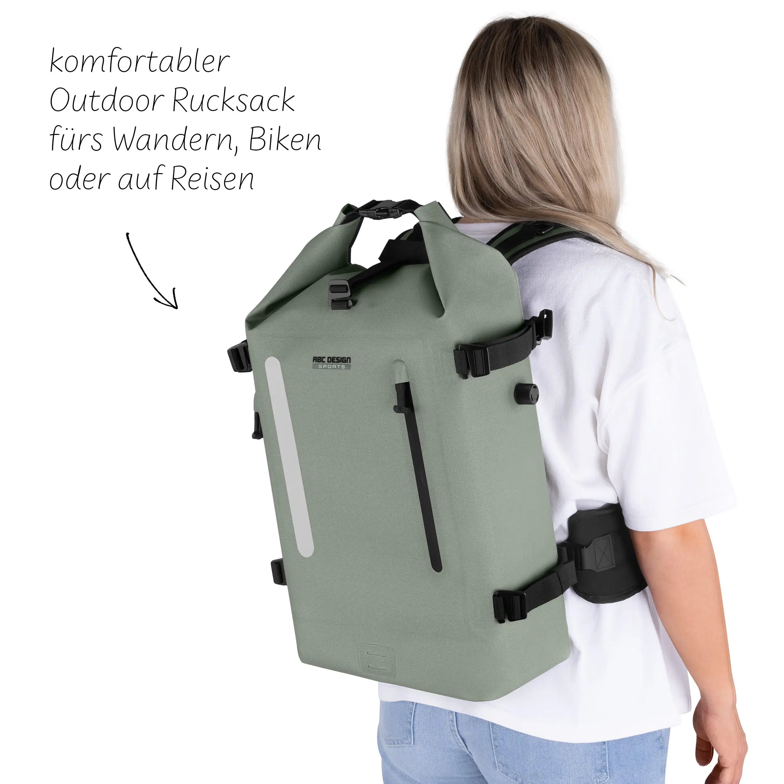 Sac à dos Outdoor Solothurn 22L pour le quotidien et l'aventure - Pine