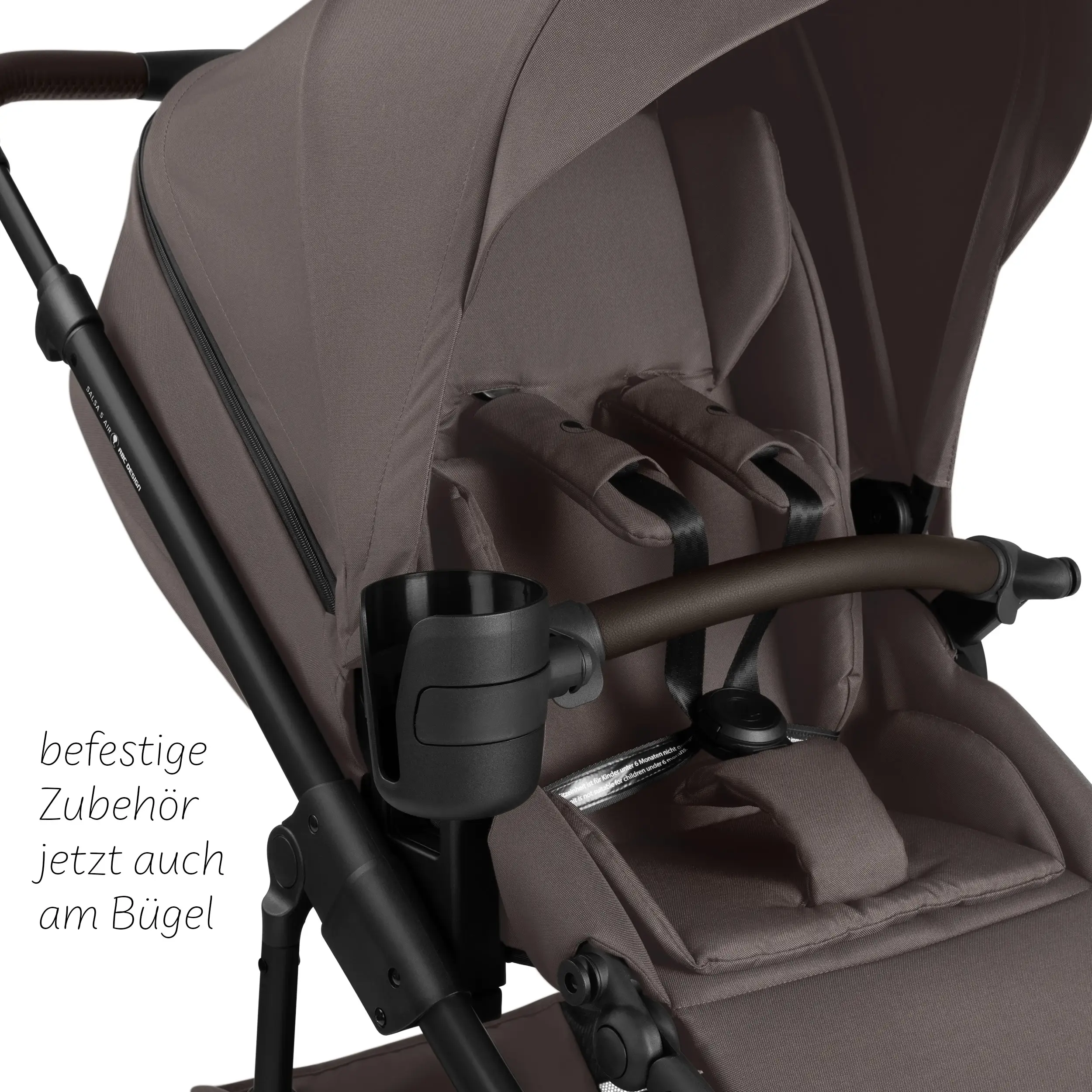 Ensemble poussette 3 en 1 Salsa 5 Air avec siège auto pour bébé - Maroon