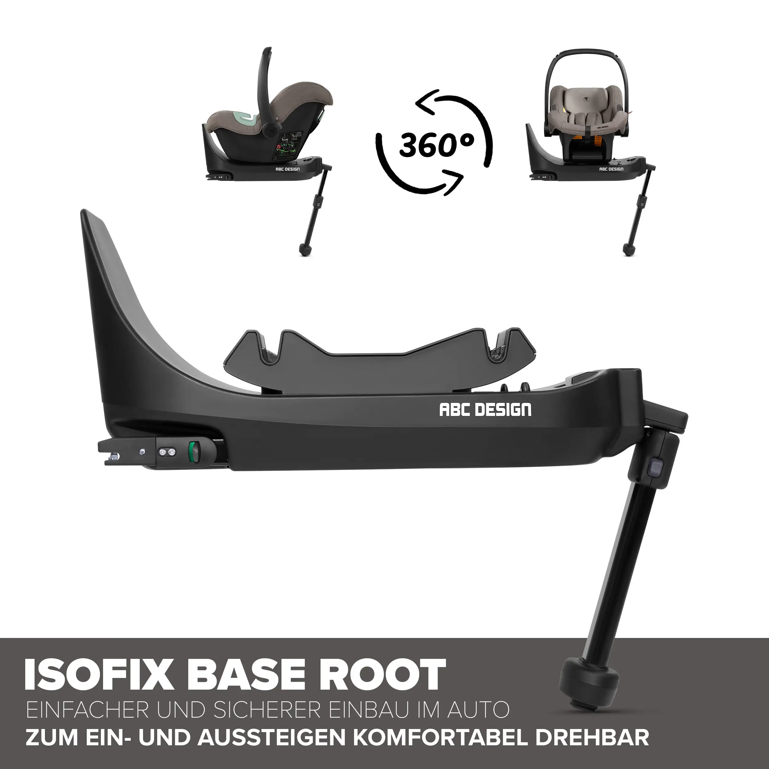 Ensemble poussette 4 en 1 Sierra avec base Isofix - Nut