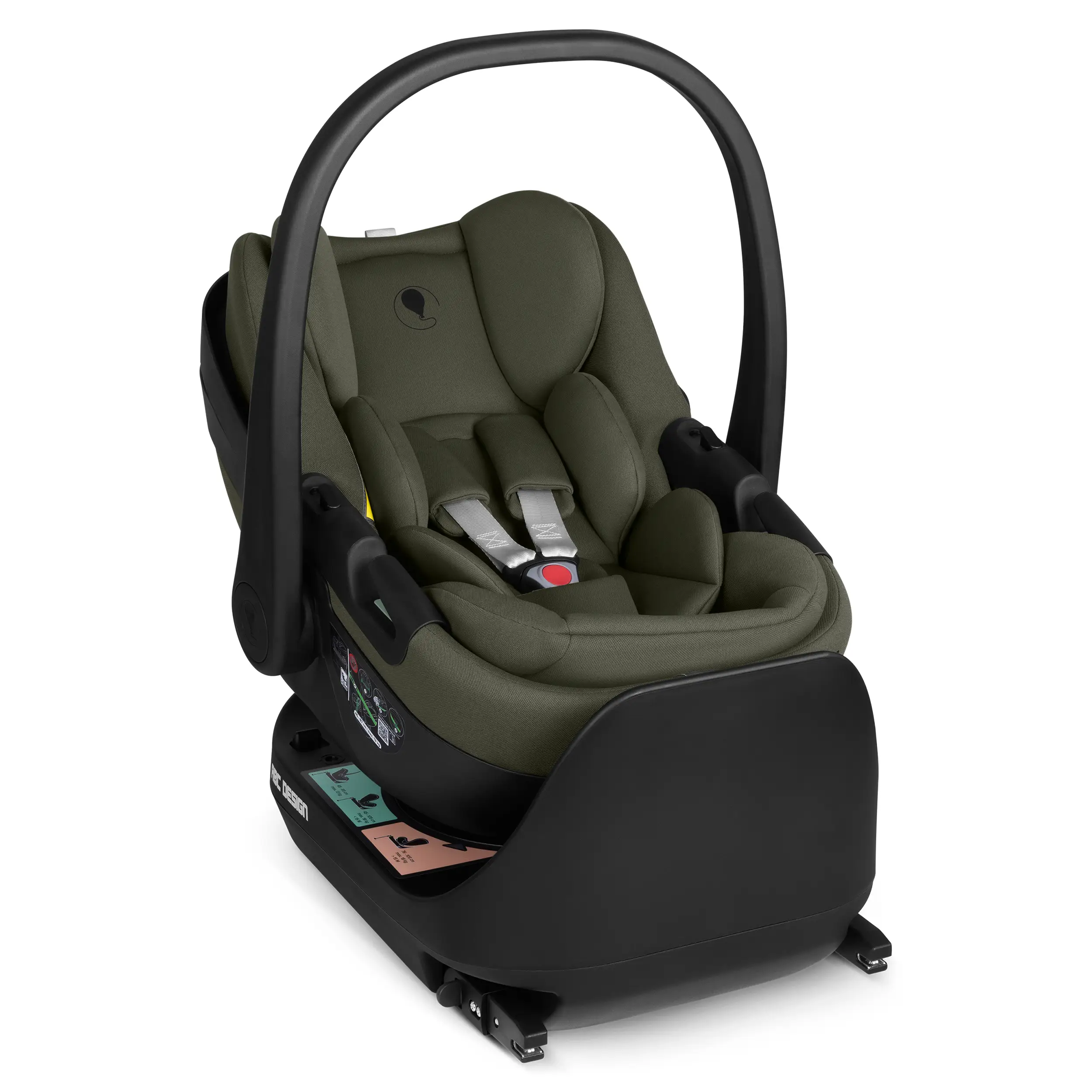 Coque auto pour bébé avec fonction allongée Calla i-Size - Olive