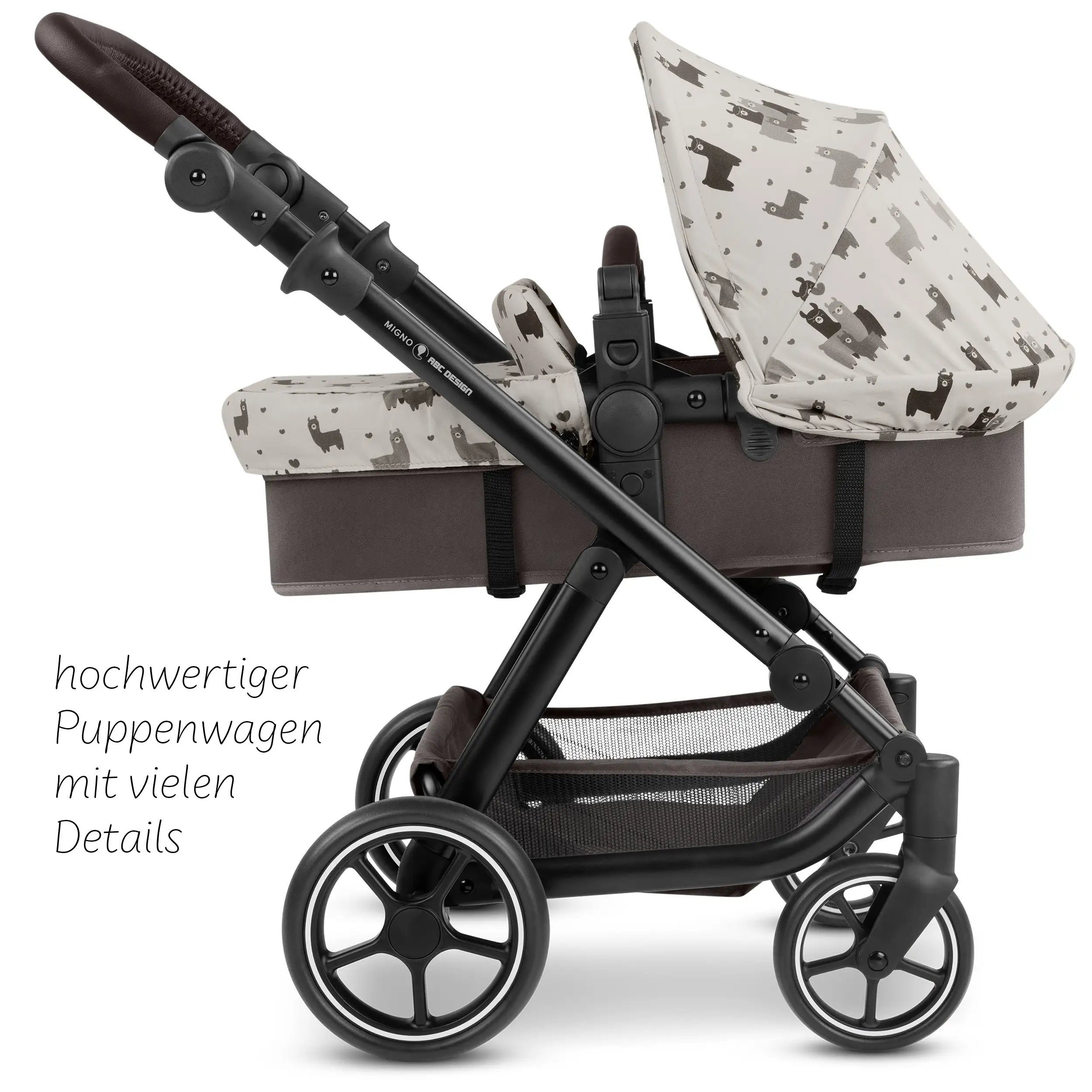 Poussette de poupée Migno - Marron