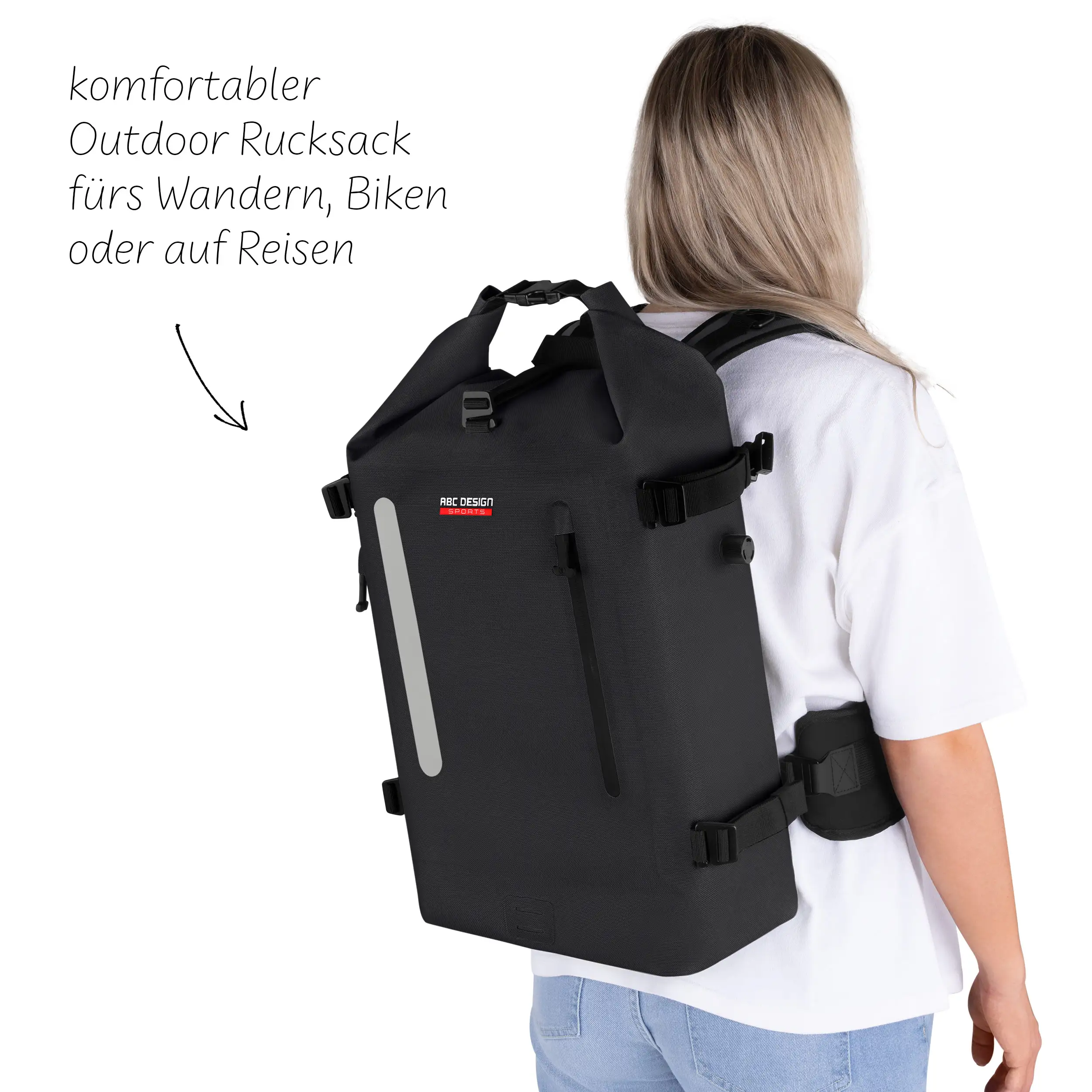 Sac à dos Outdoor Solothurn 22L pour le quotidien et l'aventure - Ink
