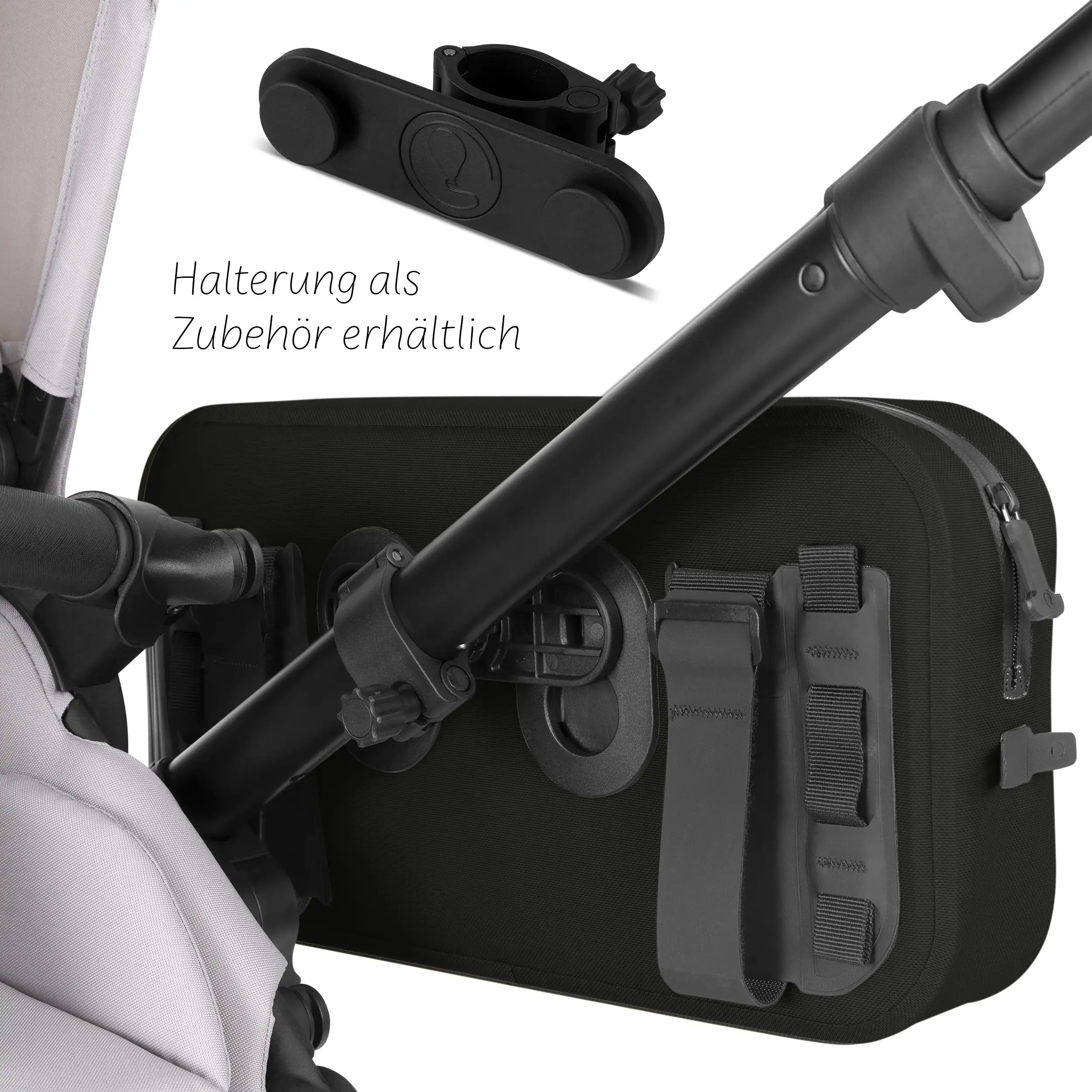 Sacoche de selle Genève 4,5L pour poussette, vélo & quotidien - Ink