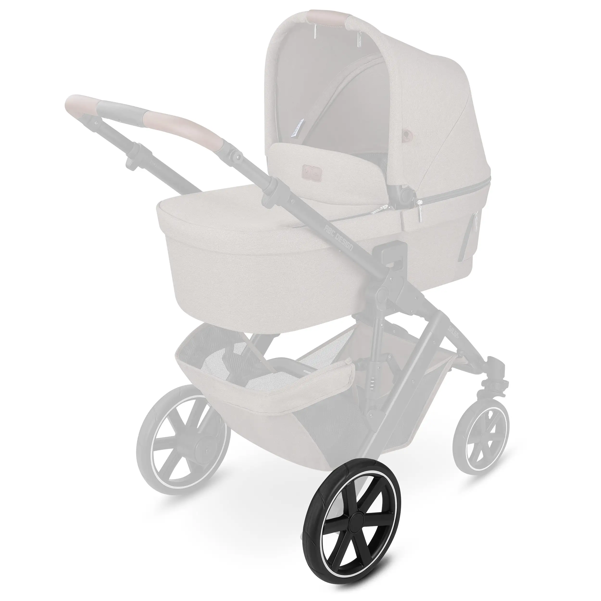 Roue arrière pour Salsa 4 / Zoom / Zoom 2 - EVA Black / White Wall