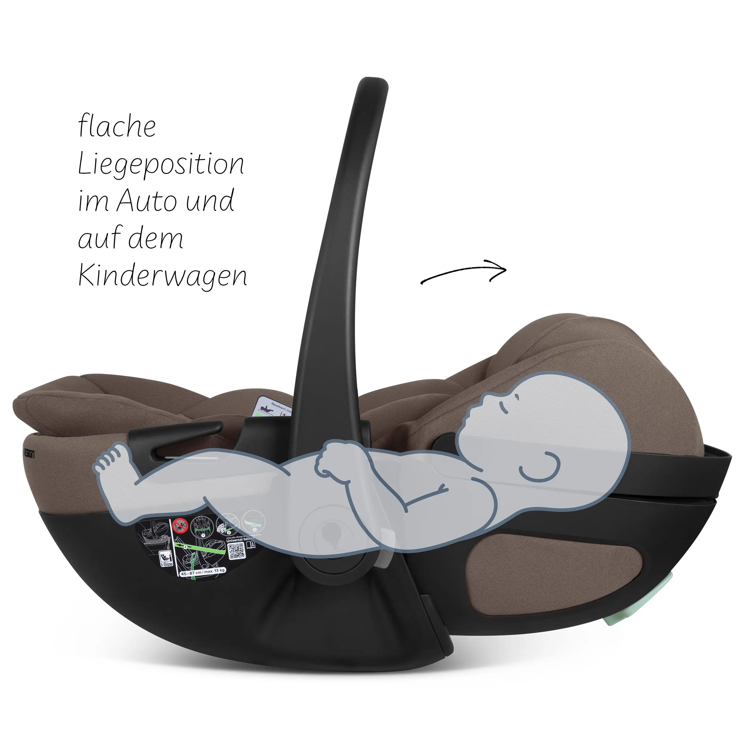 Coque auto inclinable Calla i-Size