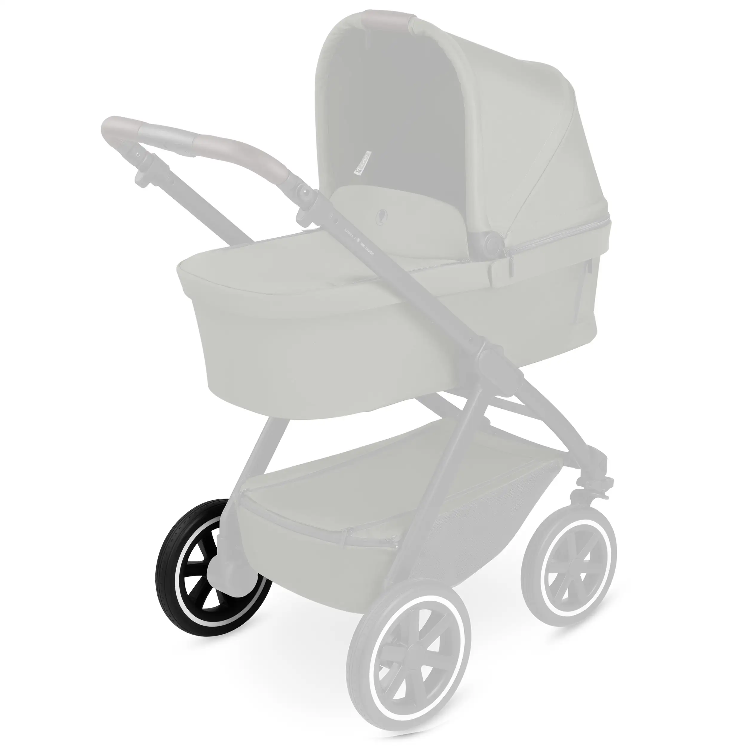 Roue arrière pour Samba 2 / Samba - EVA Black / White Wall