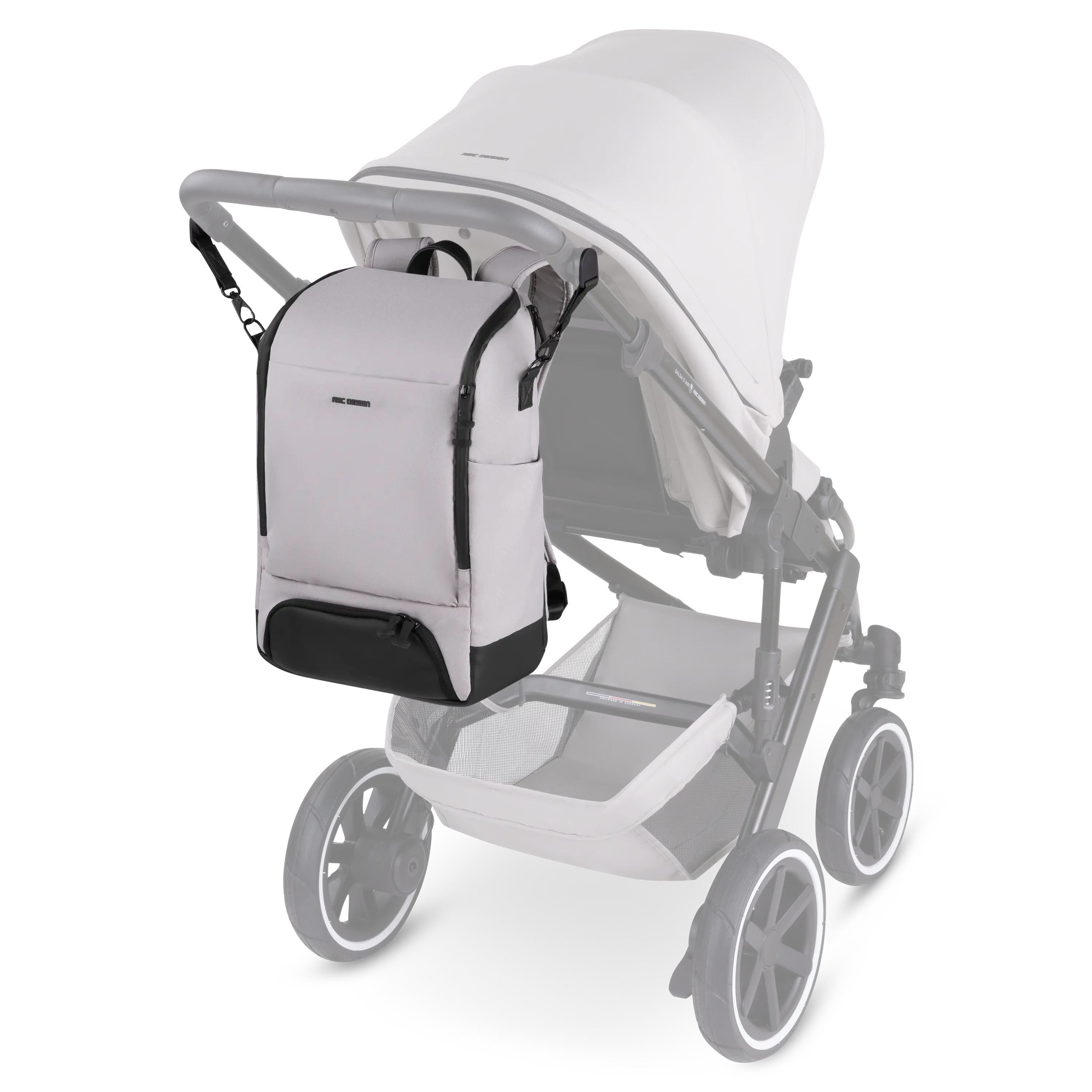 Accrocher à une poussette