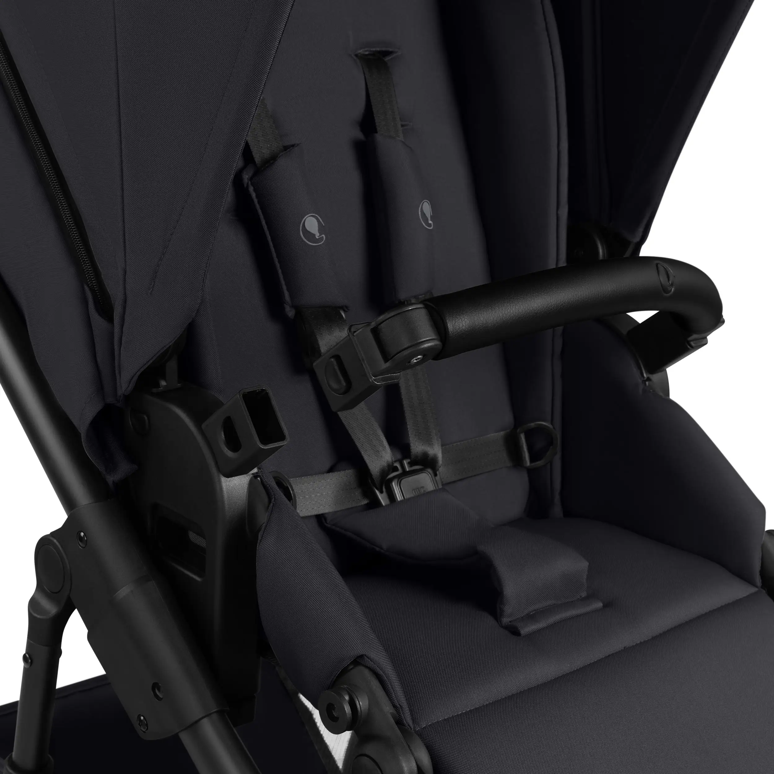 Ensemble poussette 4en1 Salsa Core avec coque auto inclinable Calla et base ISOFIX Root - Ink
