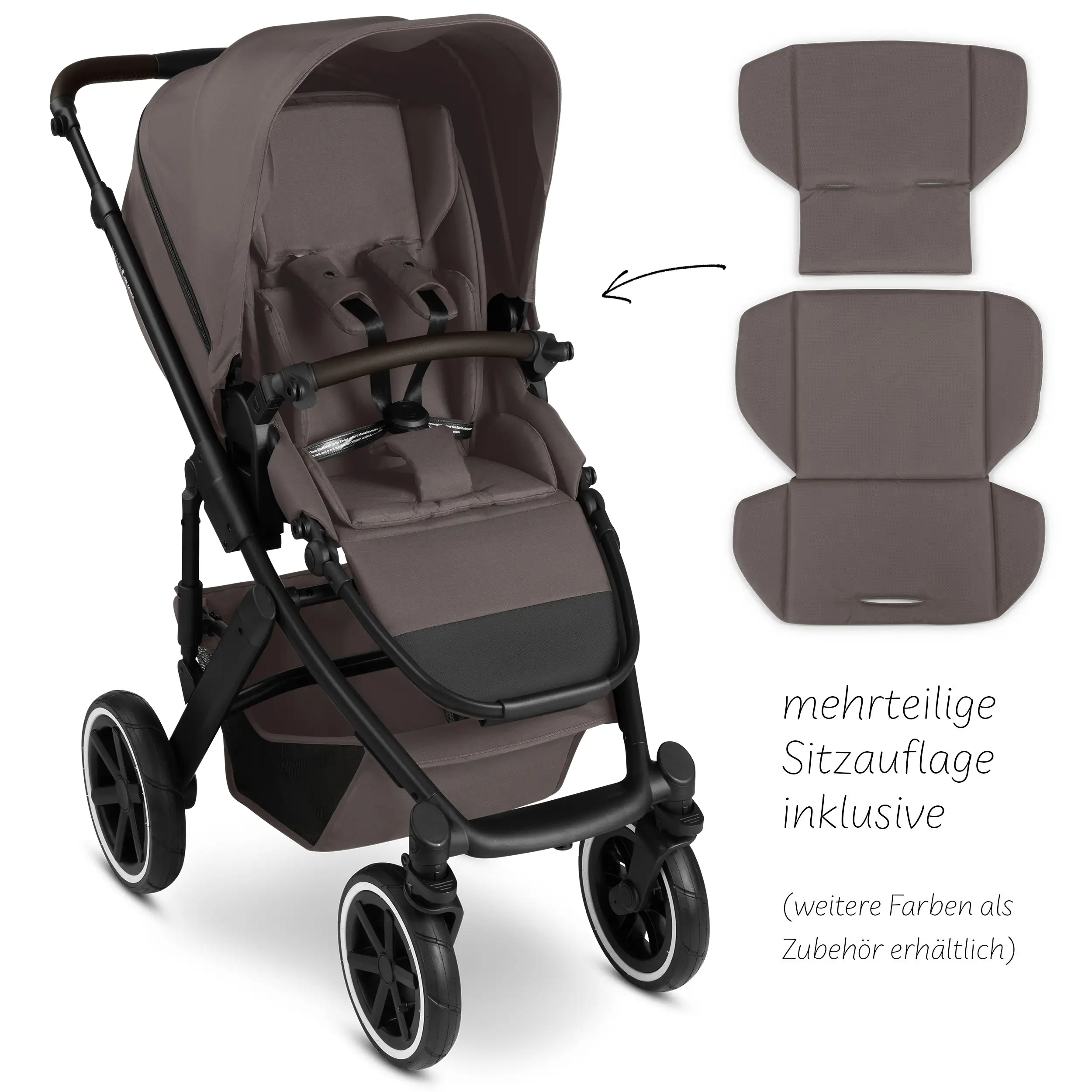 Ensemble poussette 3 en 1 Salsa 5 Air avec siège auto pour bébé - Maroon