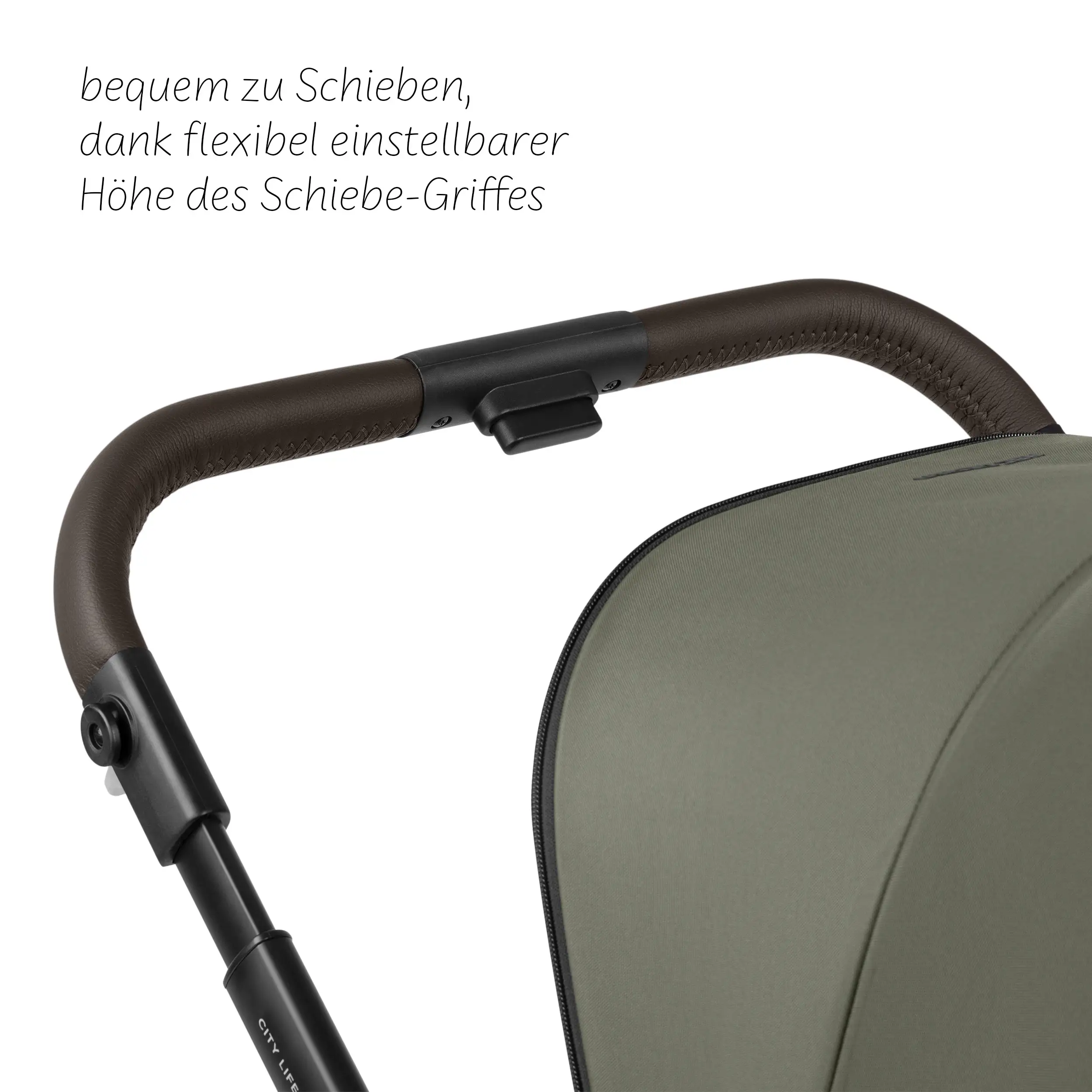 Ensemble poussette 3en1 City Life avec coque auto Maxi-Cosi Pebble 360 Pro 2 - Avocado