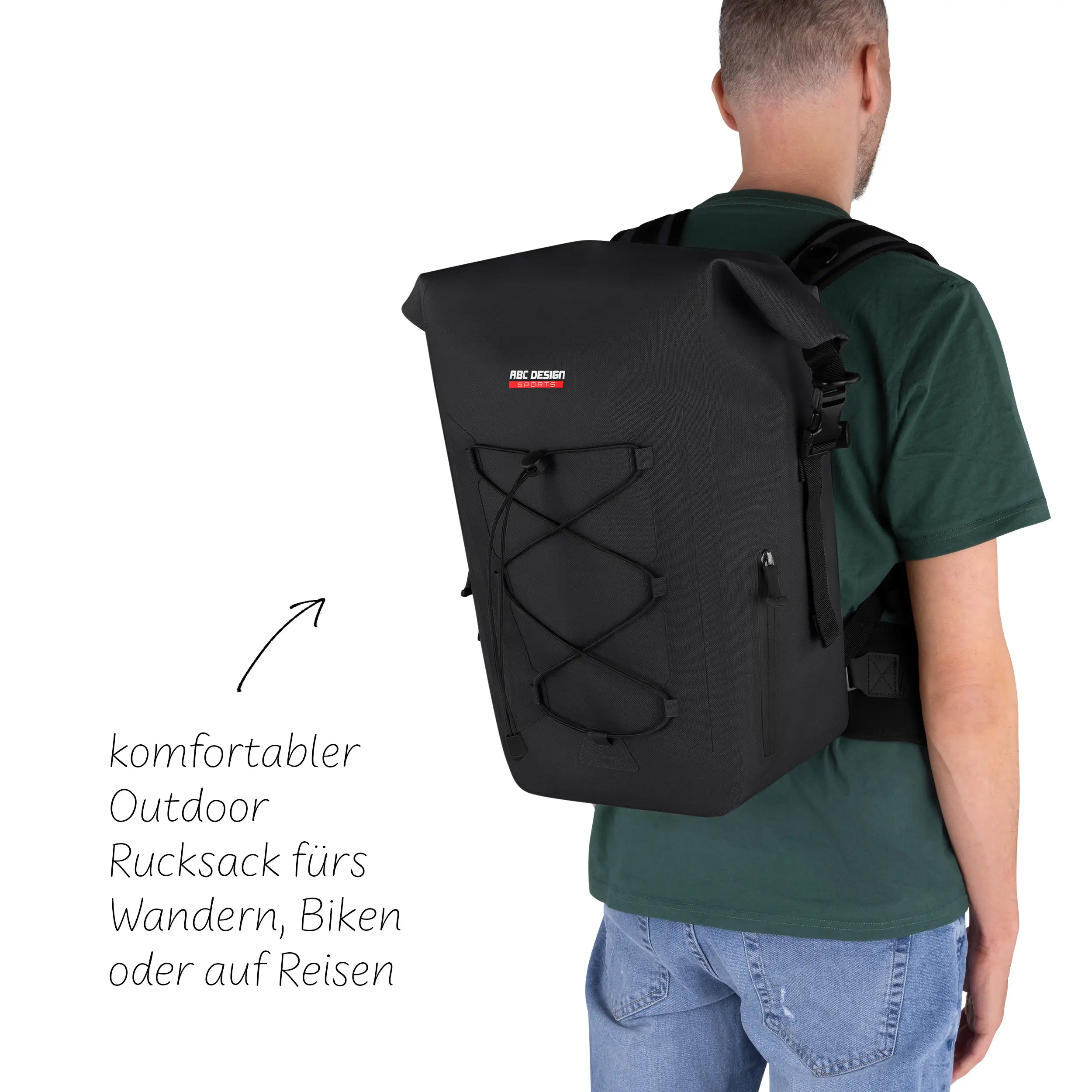 Sac à dos Premium Outdoor Lausanne 20L pour la ville et la nature - Ink