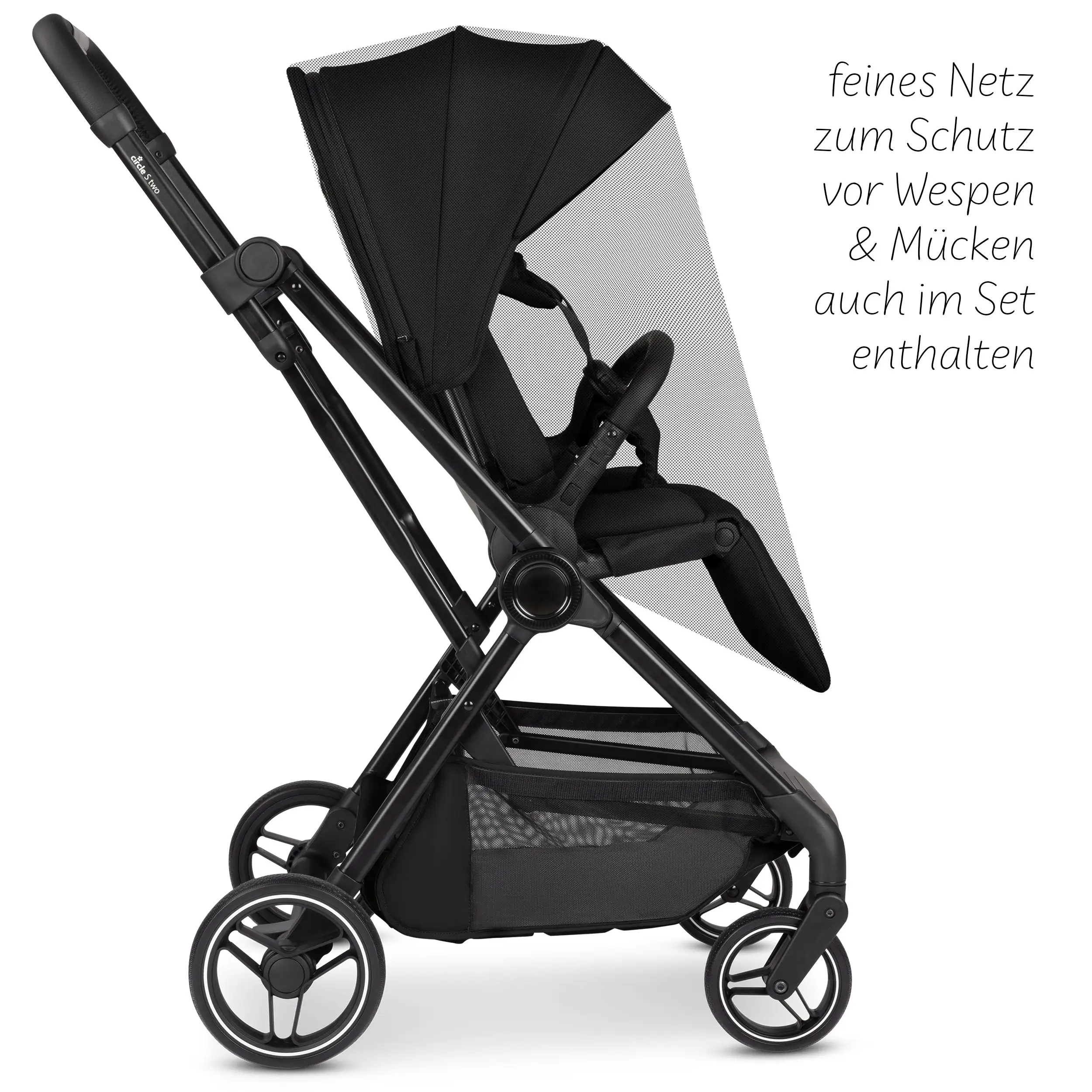 Kit d'accessoires pour poussette - Housse de pluie et moustiquaire