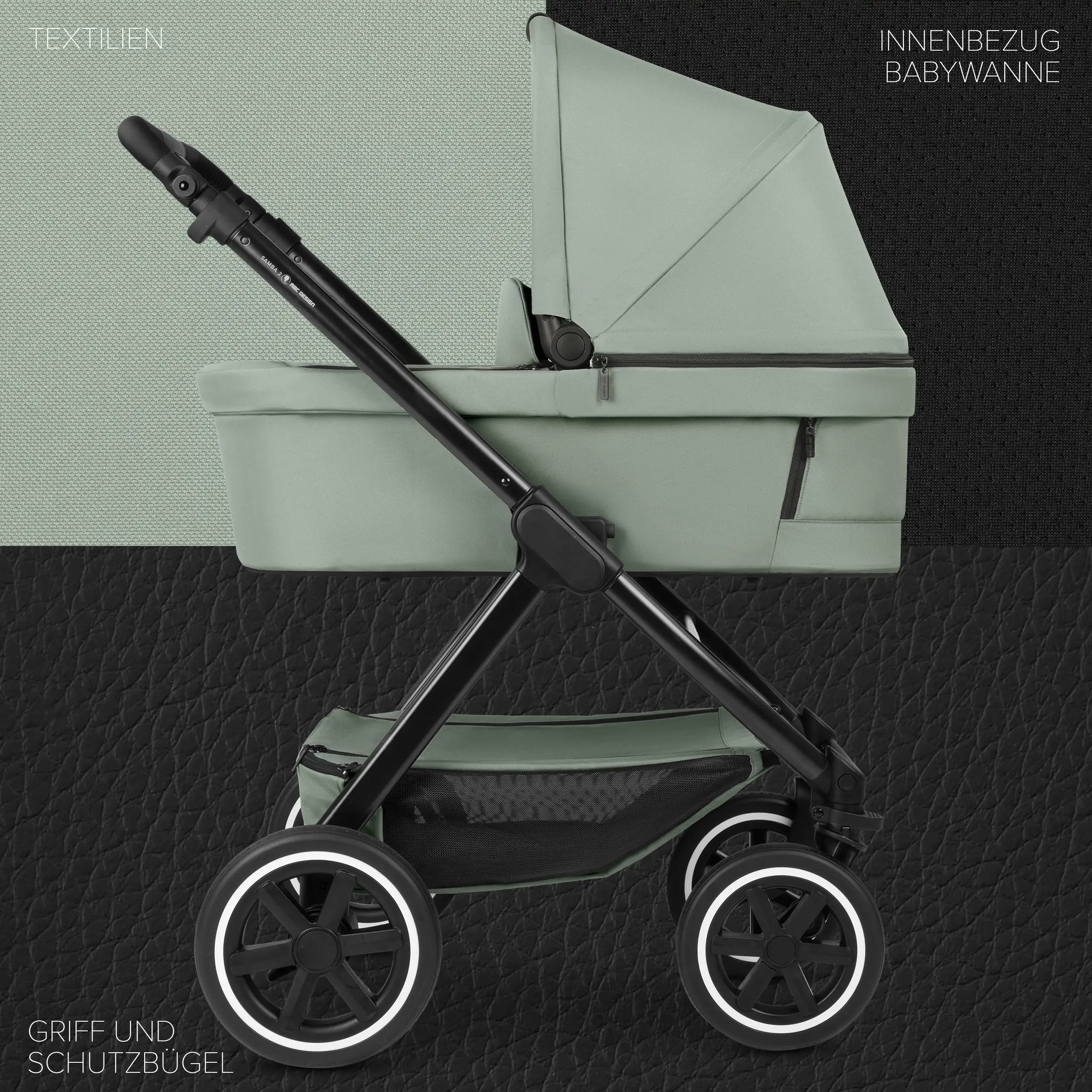 Ensemble poussette 3 en 1 Samba 2 - Pine