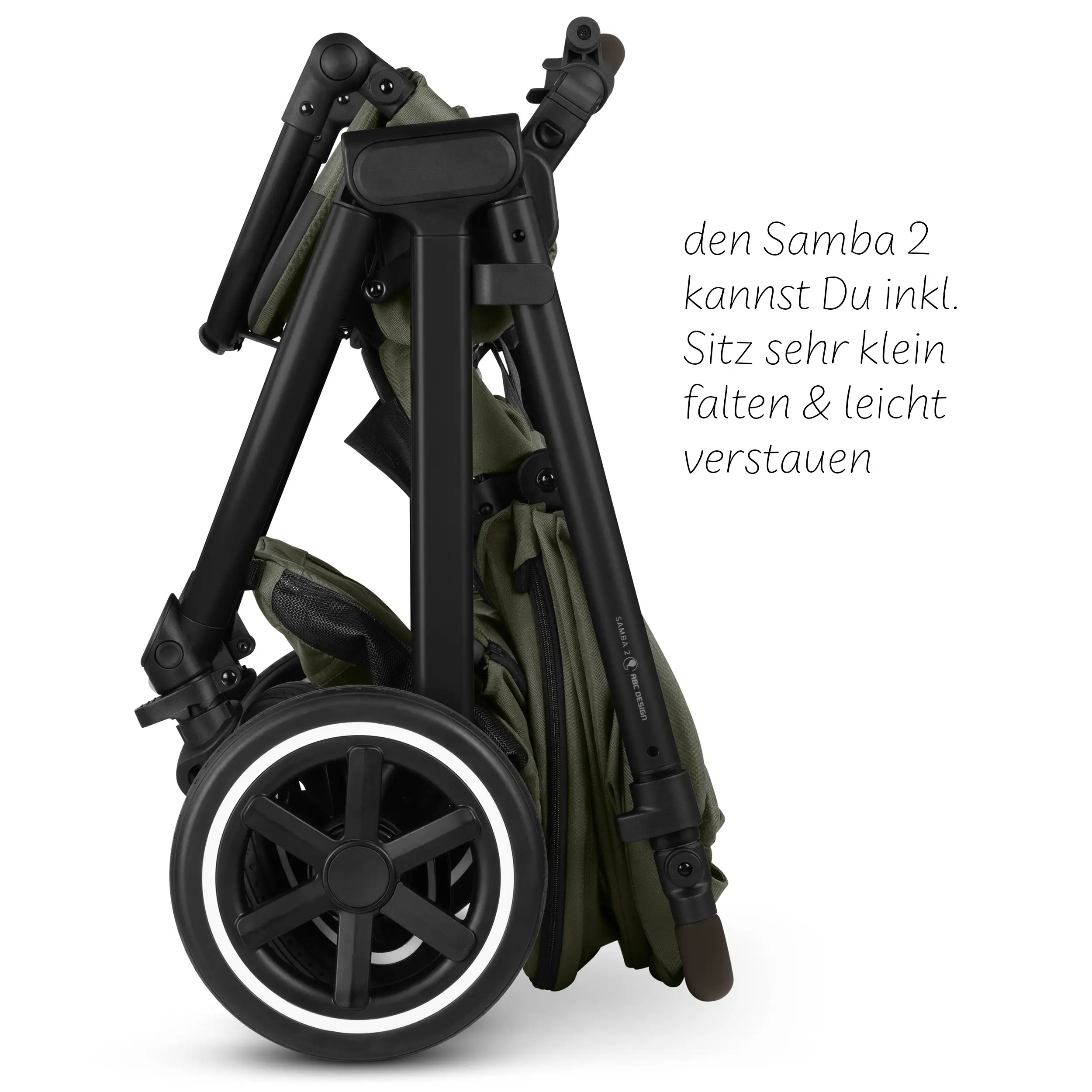Système de voyage Samba 2 avec coque auto Calla à position allongée - Avocado