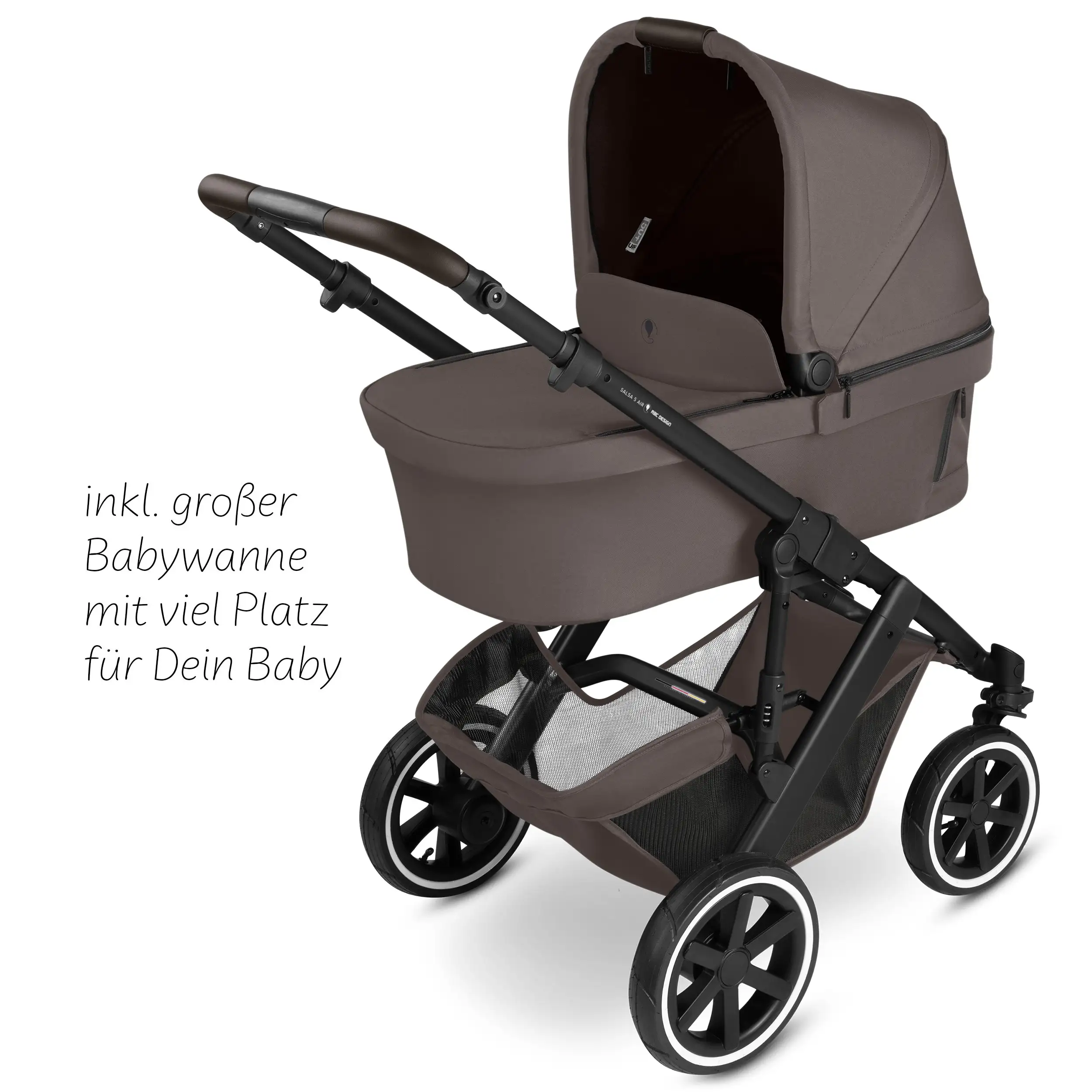 Ensemble poussette 3 en 1 Salsa 5 Air avec siège auto pour bébé - Maroon