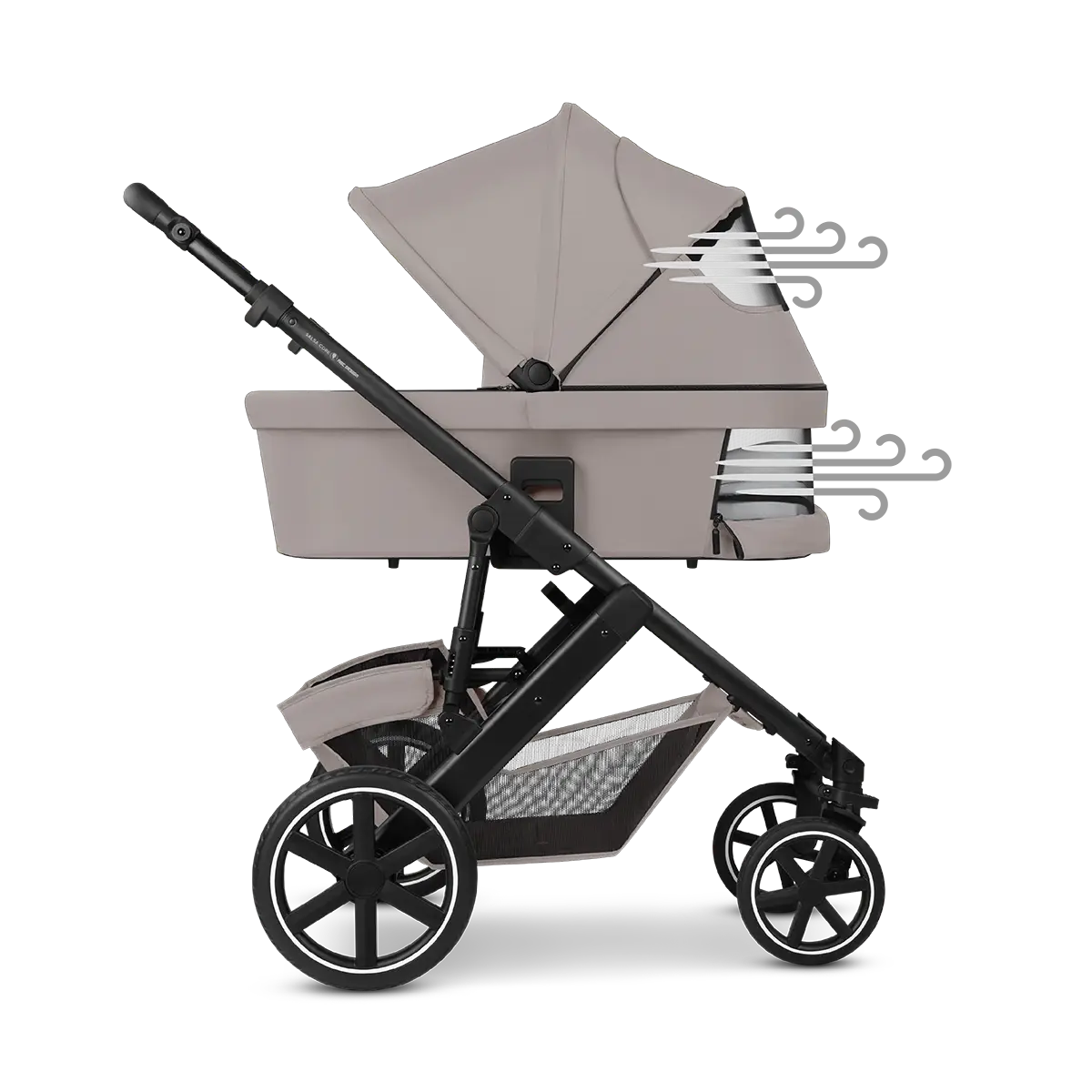 Grande nacelle pour bébé avec position allongée à plat