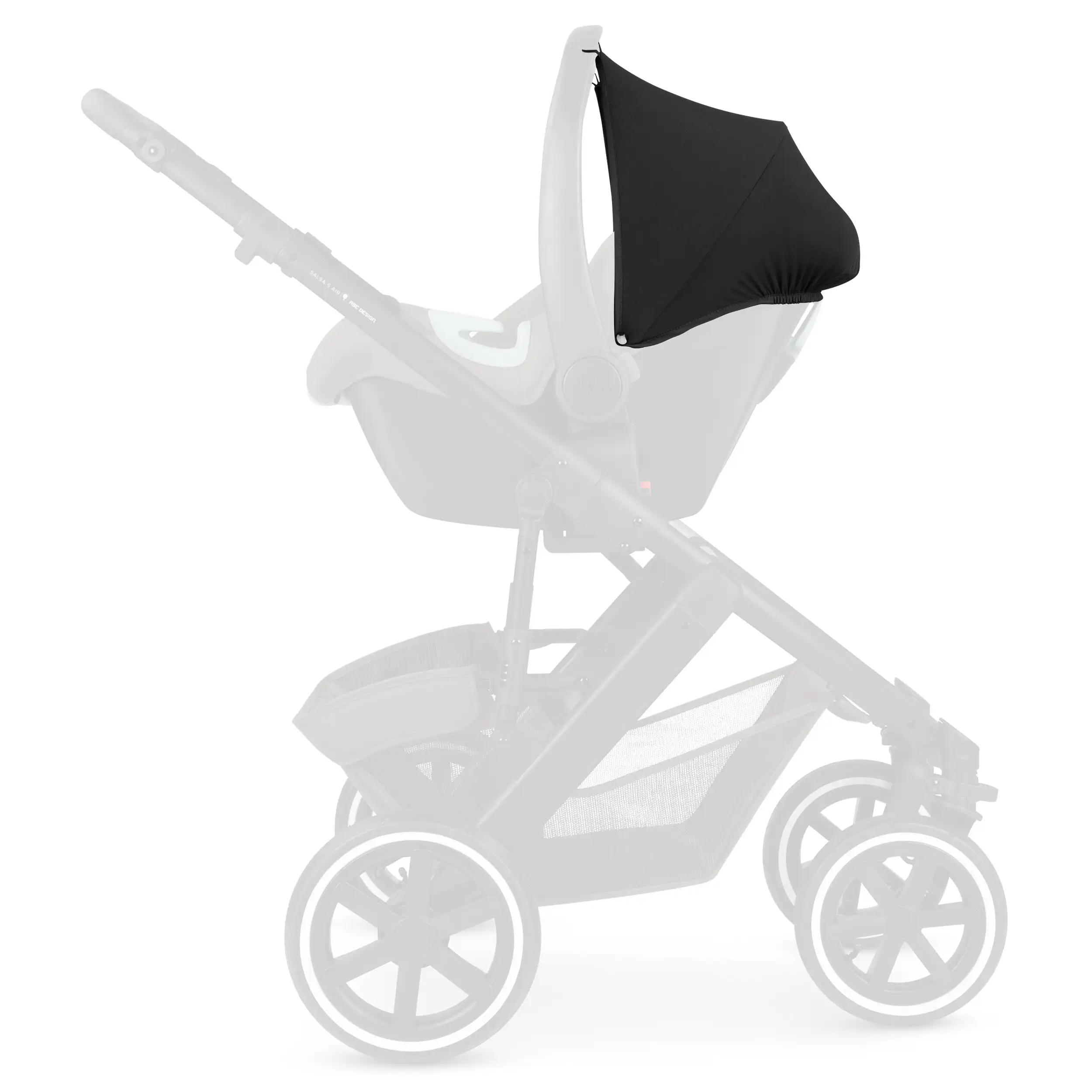 Pare-soleil de rechange pour coque auto Tulip - Black