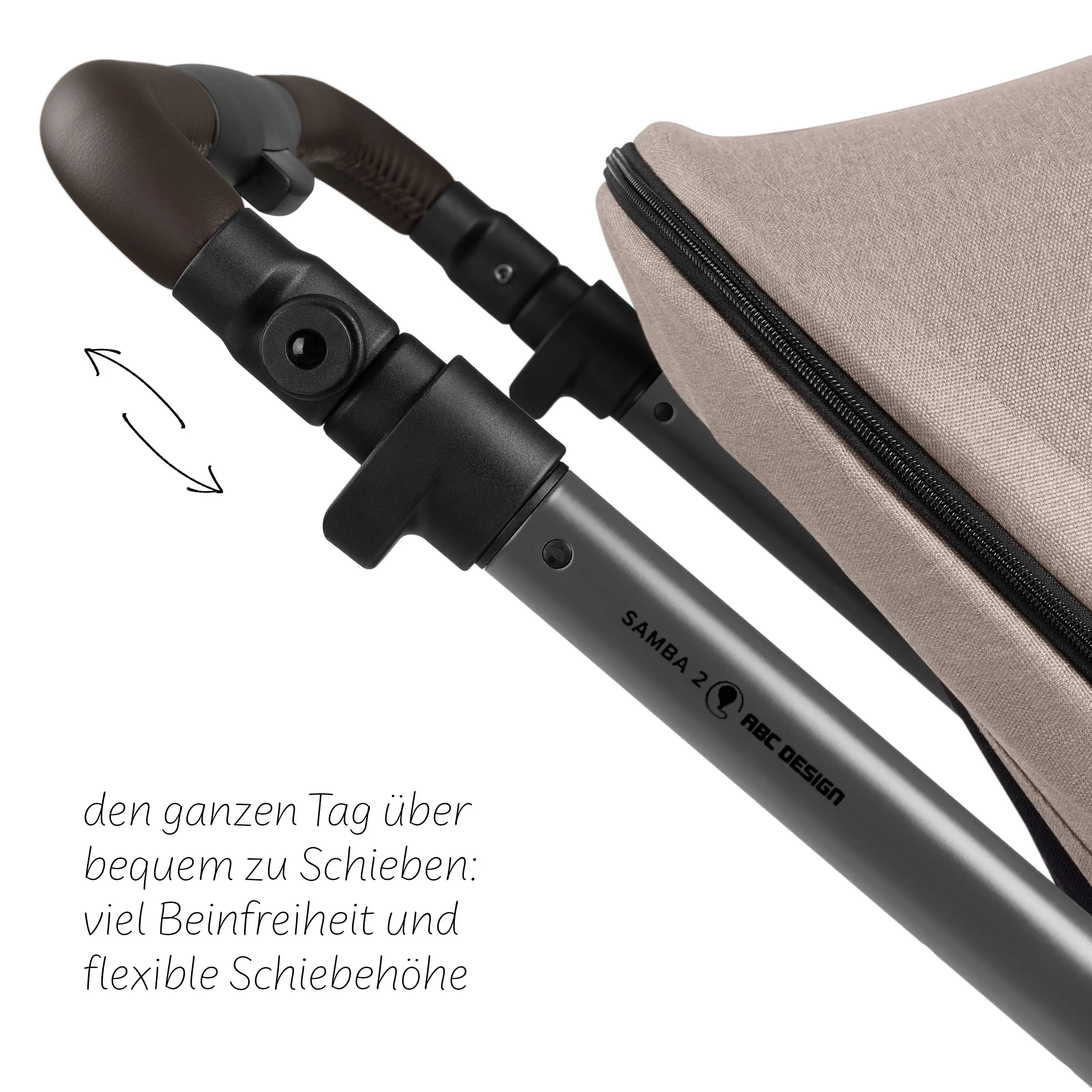 Kit de voyage Samba 2 avec siège auto pour nouveau-né - Camel