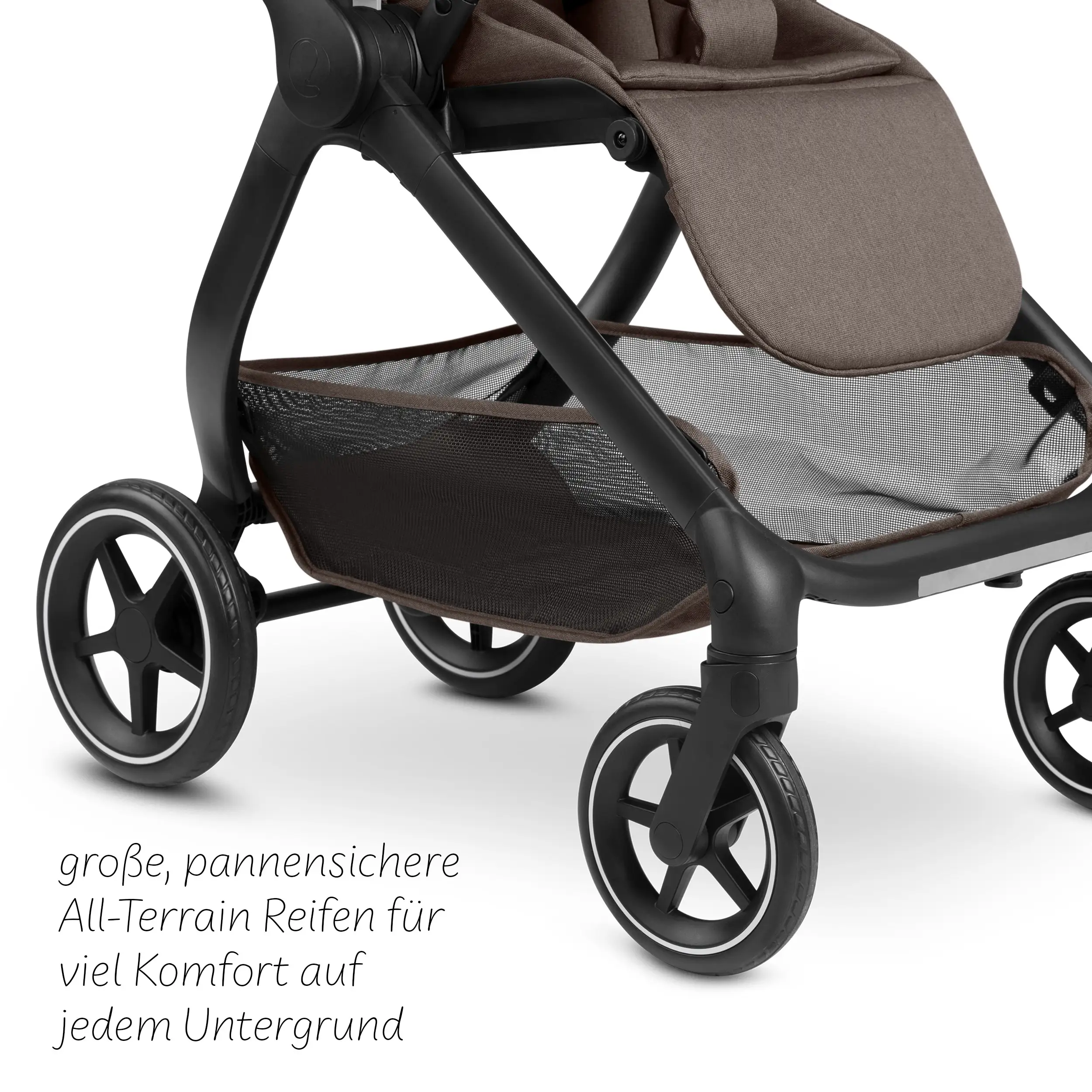 Ensemble poussette 3en1 City Life avec coque auto Maxi-Cosi Pebble 360 Pro 2 - Nature